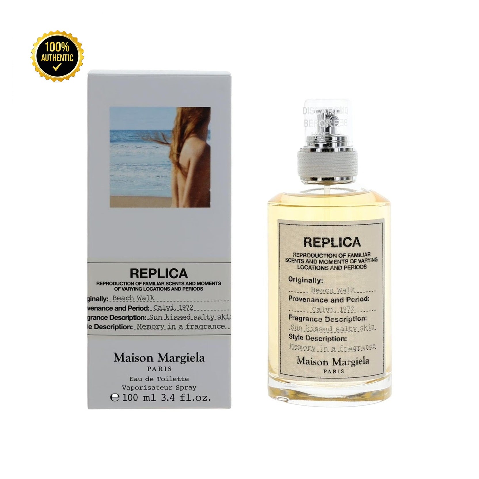 Replica Beachwalk 3.4oz EDT Spray for Men