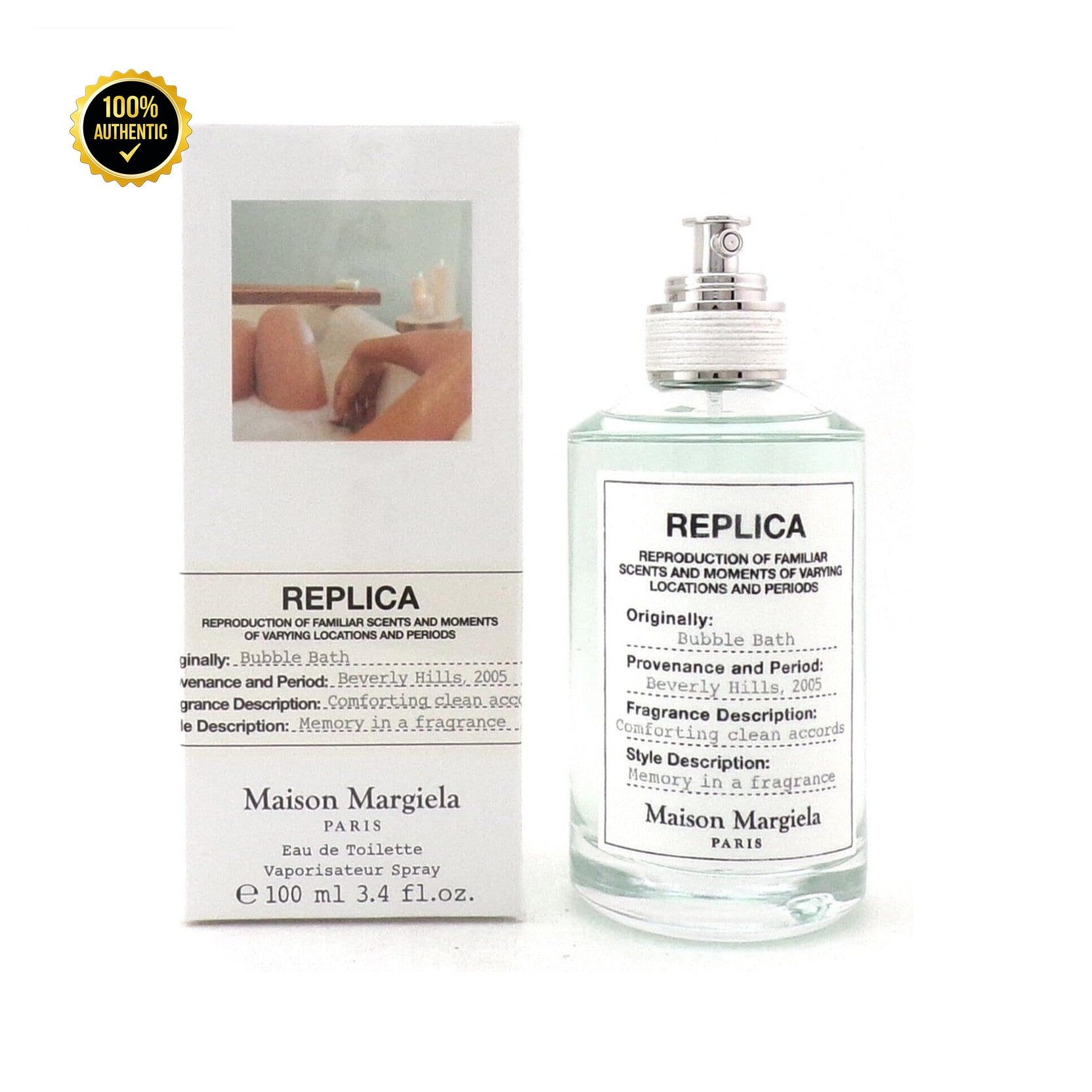Replica Bubblebath 3.4oz EDT Spray for Men