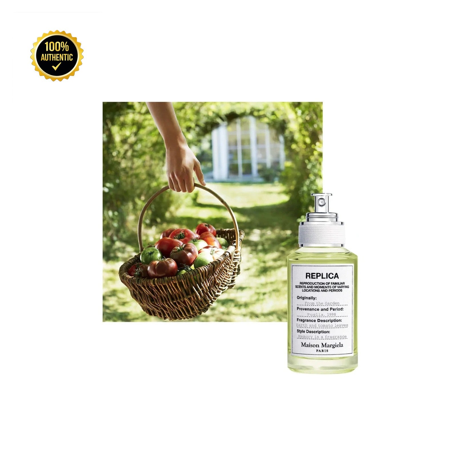 Replica From The Garden 3.4oz EDT Spray for Men
