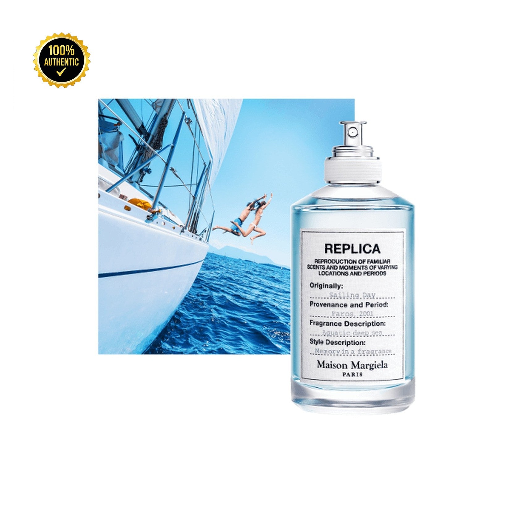 Replica Sailing Day 3.4oz EDT Spray for Men