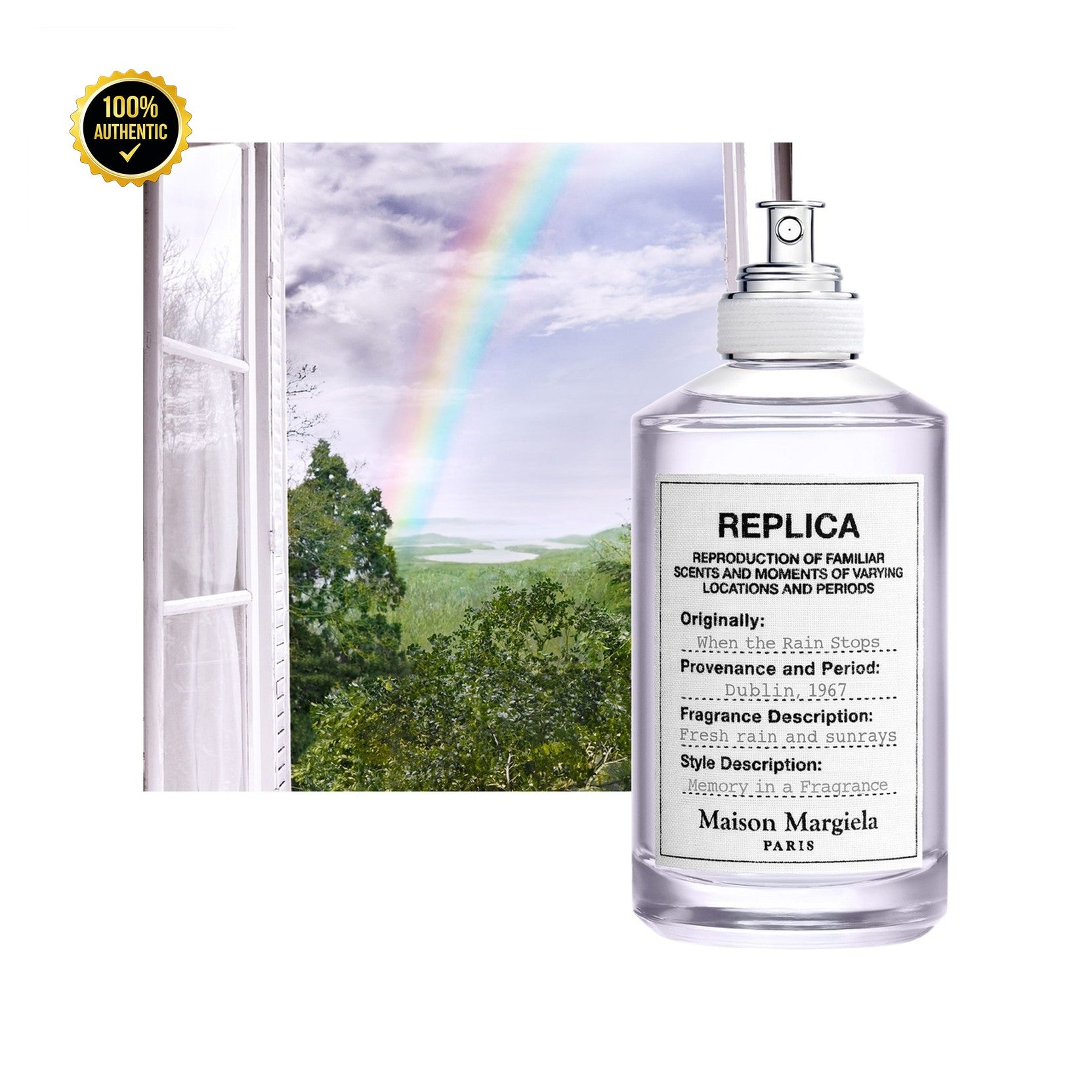 Replica When The Rain Stops 3.4oz EDT Spray for Men