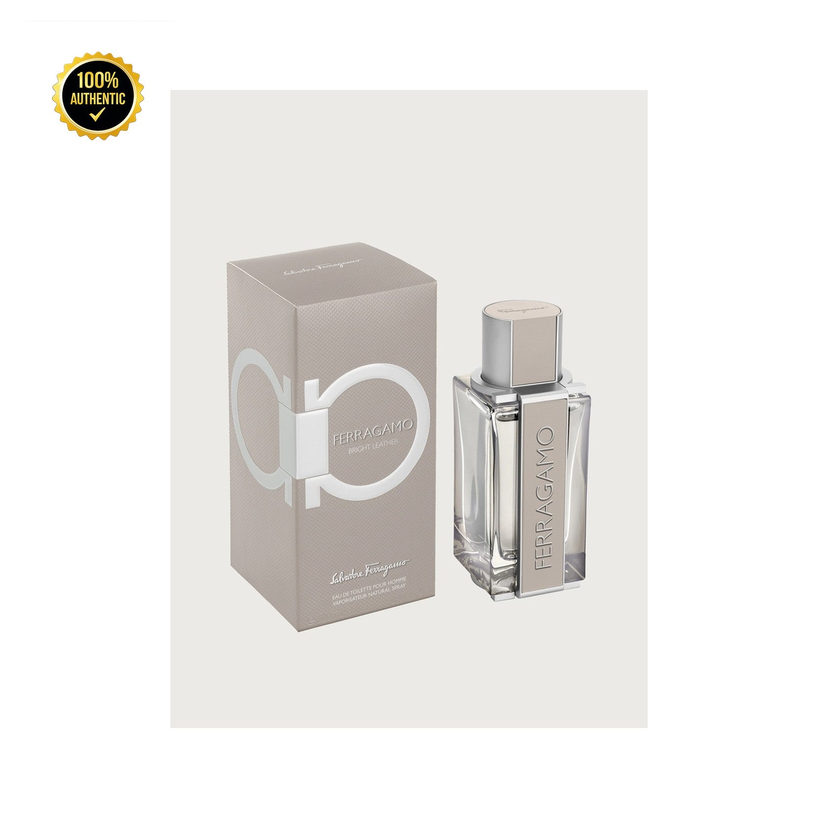 S. Ferragamo Uomo Bright Leather 3.4oz EDT Spray for Men