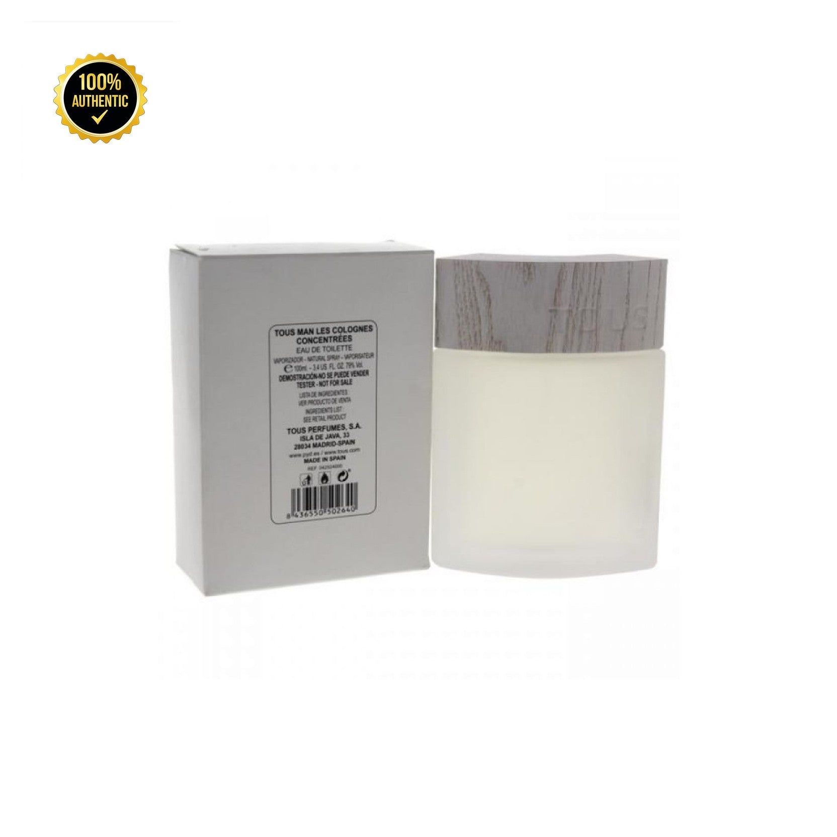 Tous Les Concentree 3.4oz EDT Spray for Men