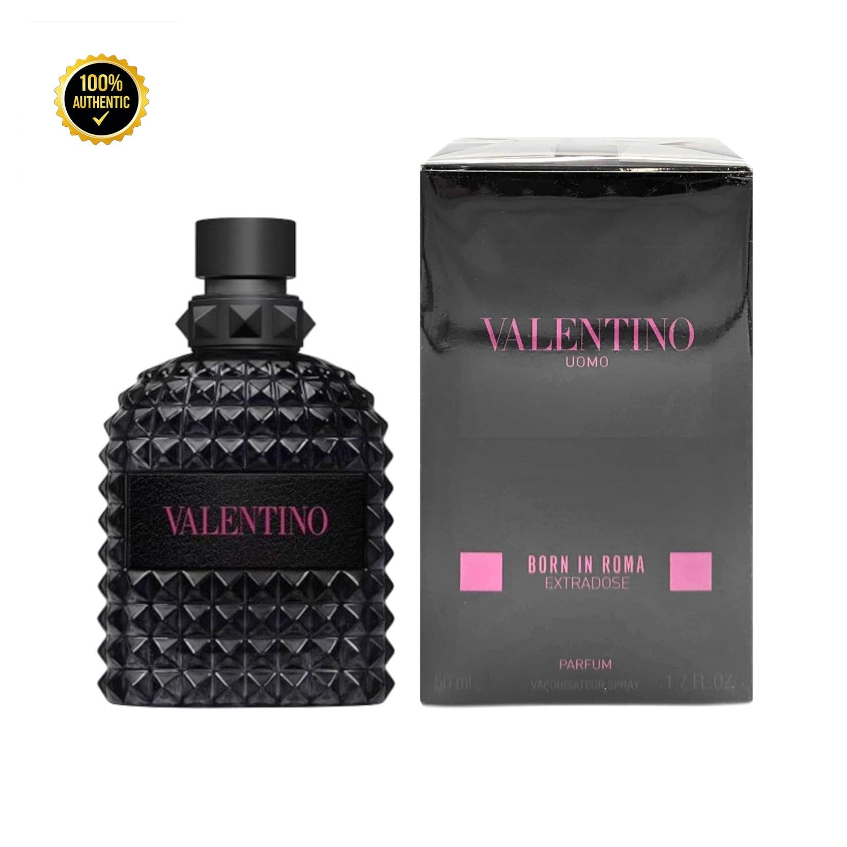 Valentino Born In Roma Extradose 3.4oz Parfum Spray for Men