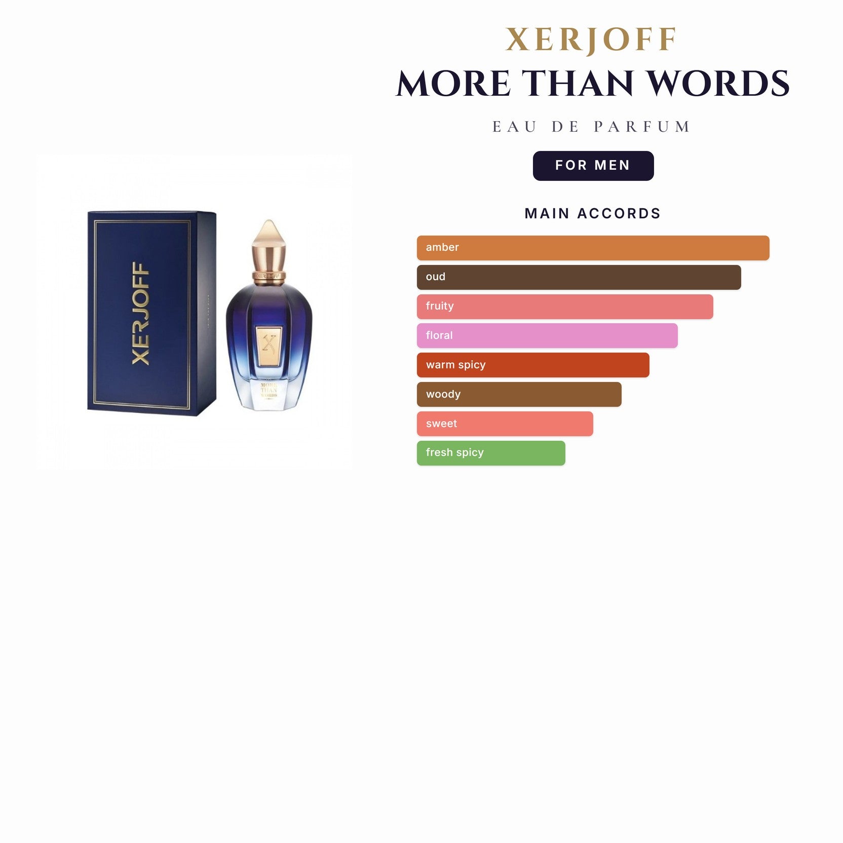 Xerjoff More Than Words 1.7oz EDP Spray for Men