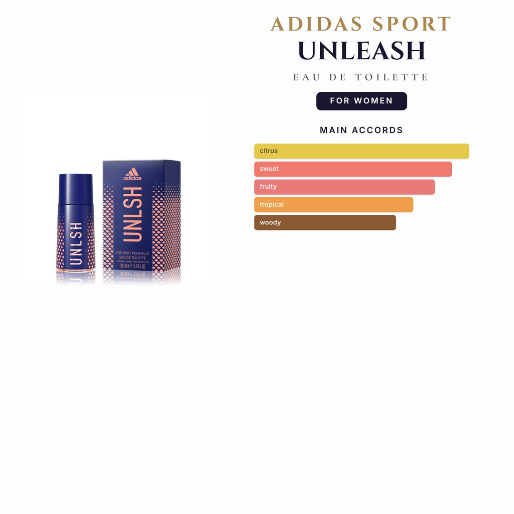 Adidas Sport Unleash 3.4oz EDT Spray for Women