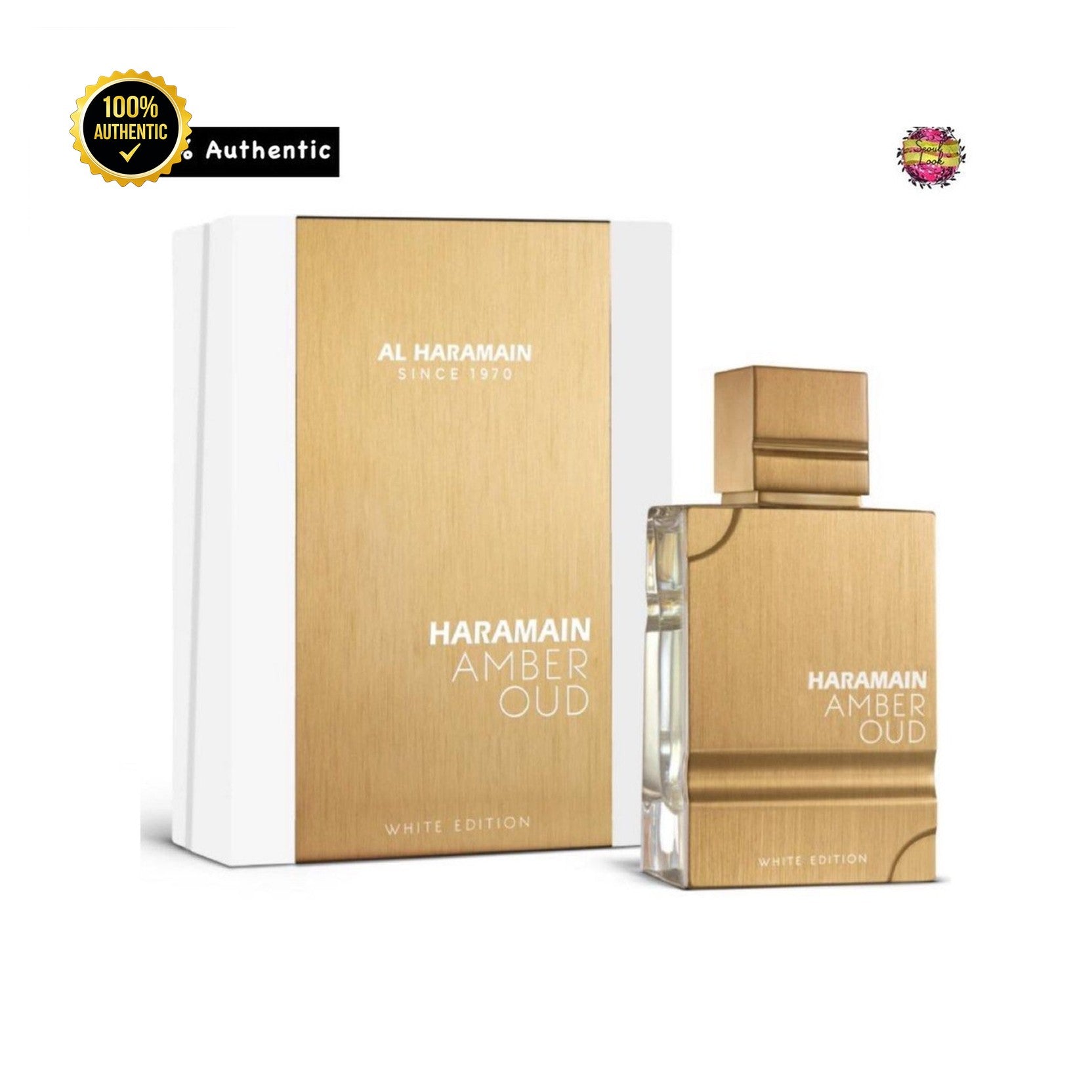 Al Haramain Amber Oud White 3.4oz EDP Spray (Like Chanel Coco Mademoiselle) for Women
