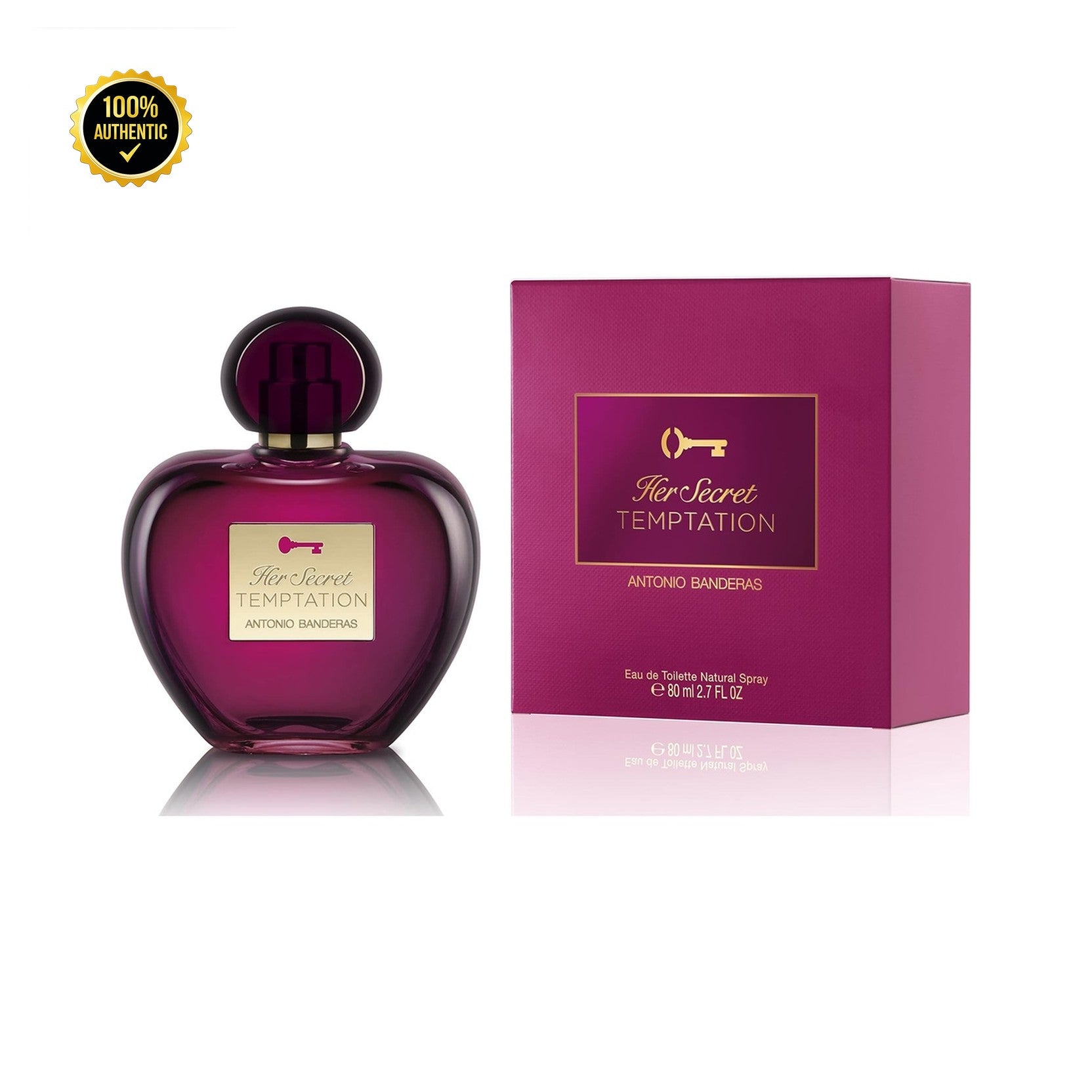 Antonio Banderas Her Secret 2.7oz EDP Spy for Women