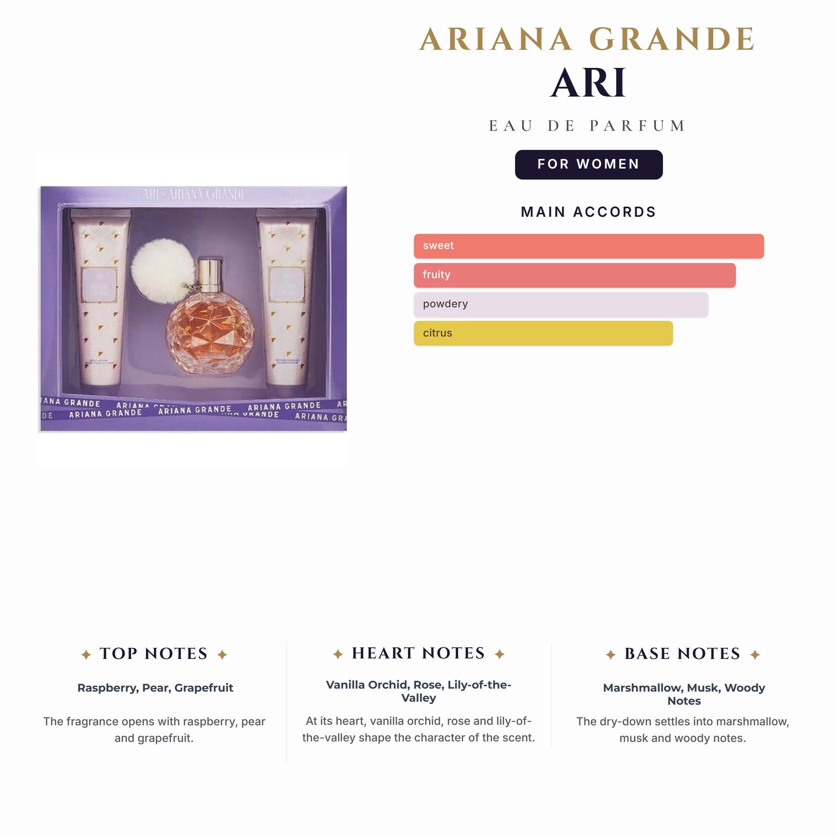 Ariana Grande Ari 3.4oz EDP Spray for Women