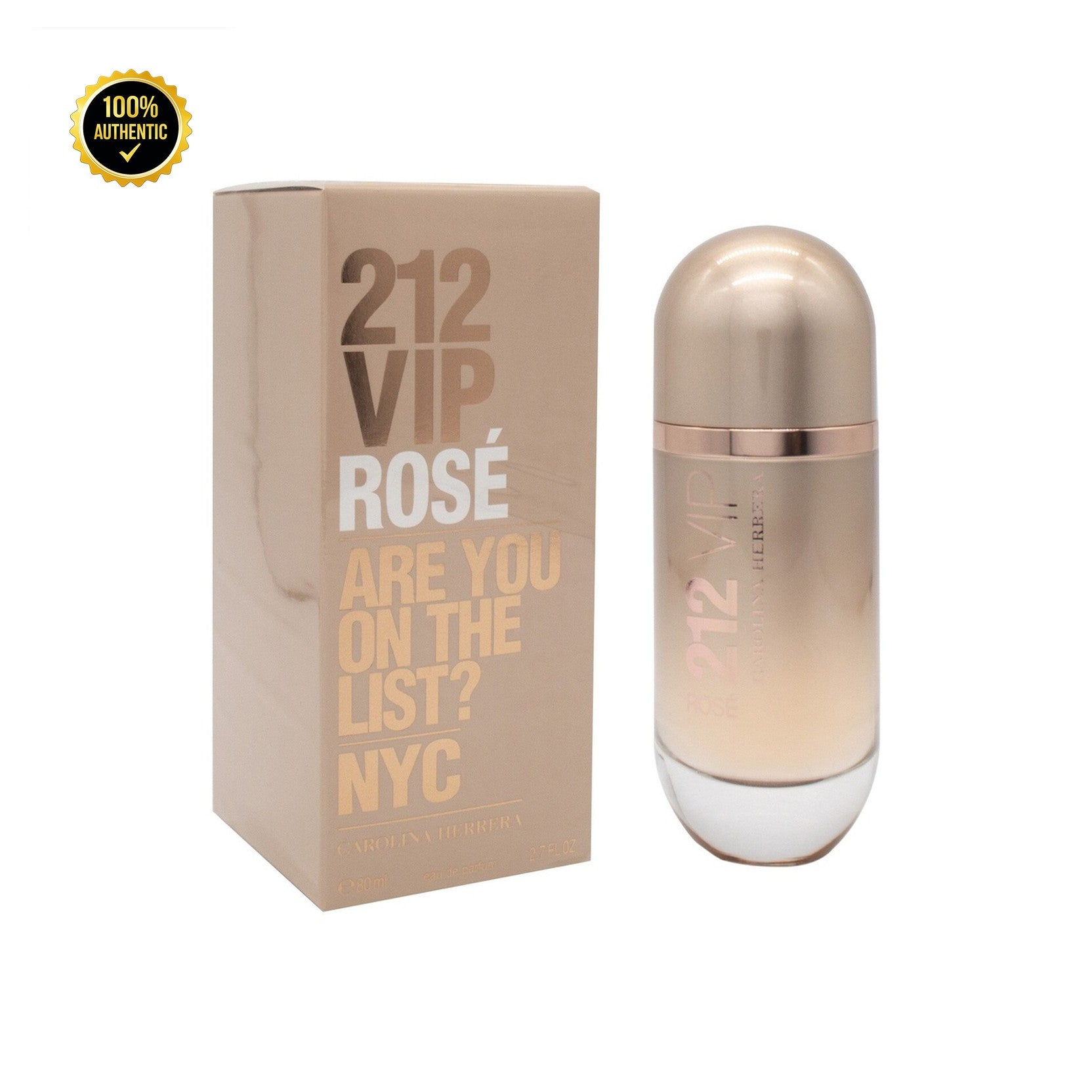 C.Herrera 212 Vip Rose 2.7oz EDP Spy for Women