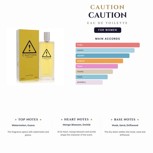 Caution 3.4oz EDT for Women