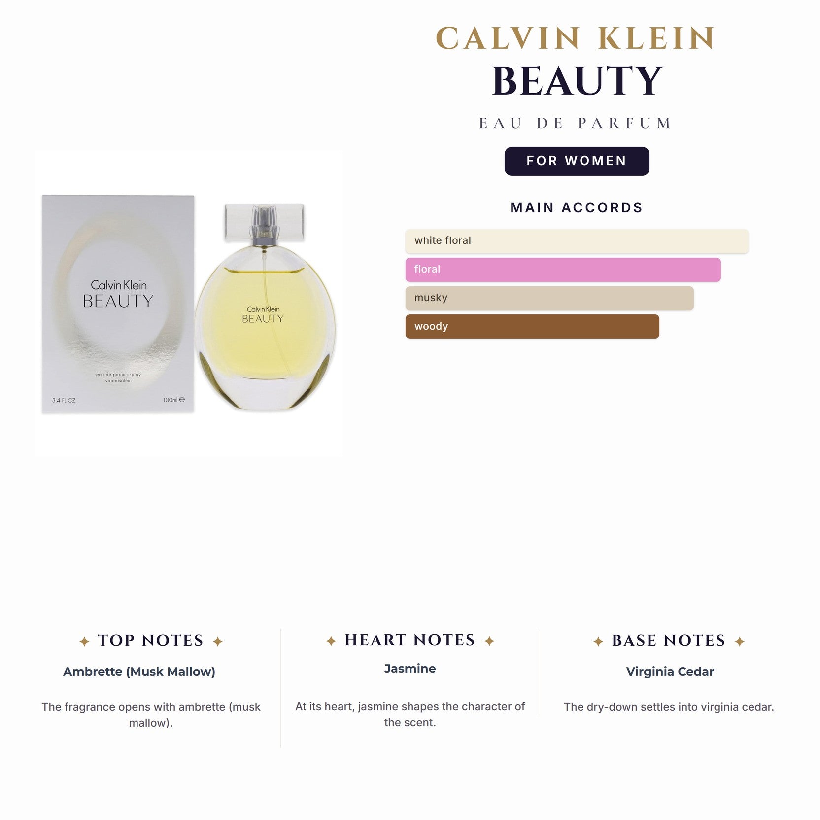 Ck-Beauty 3.4oz EDP Spray for Women