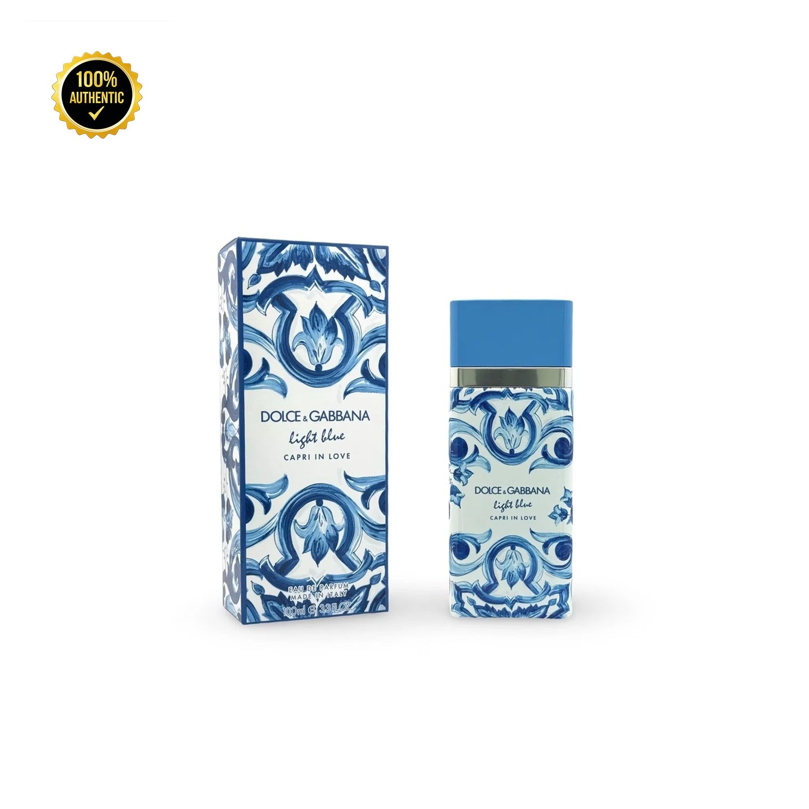 D&G Light Blue Capri In Love Capri 3.4oz EDP Spray for Women