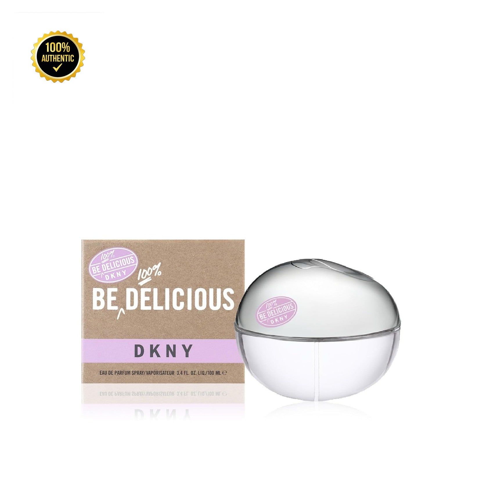 Dkny Be 100% Delicious 3.4oz EDP Spray for Women