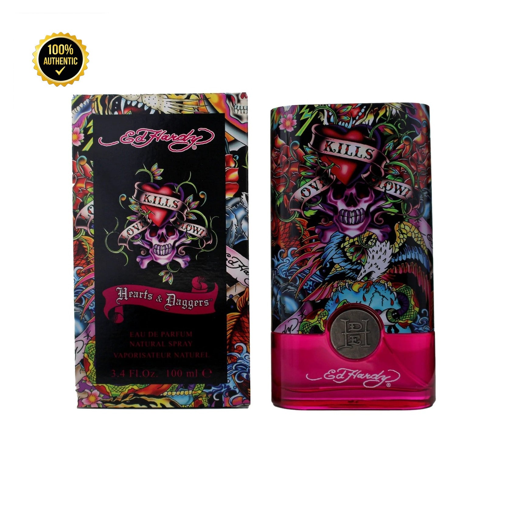 Ed Hardy Hearts & Daggers 3.4oz EDP Spray for Women