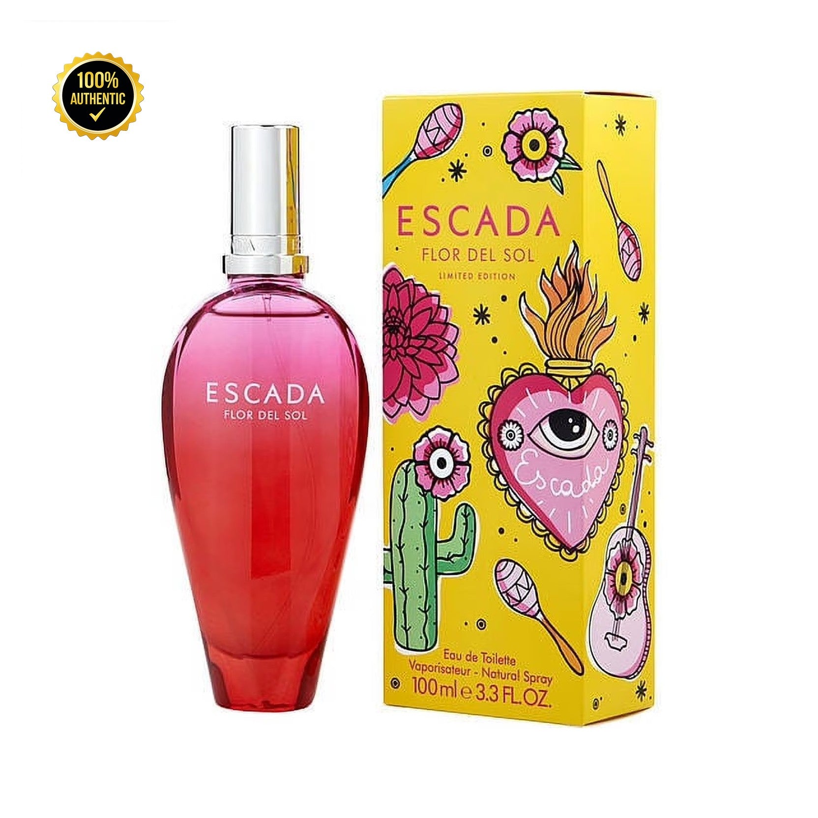 Escada Flor Del Sol 3.4oz EDT Spray for Women