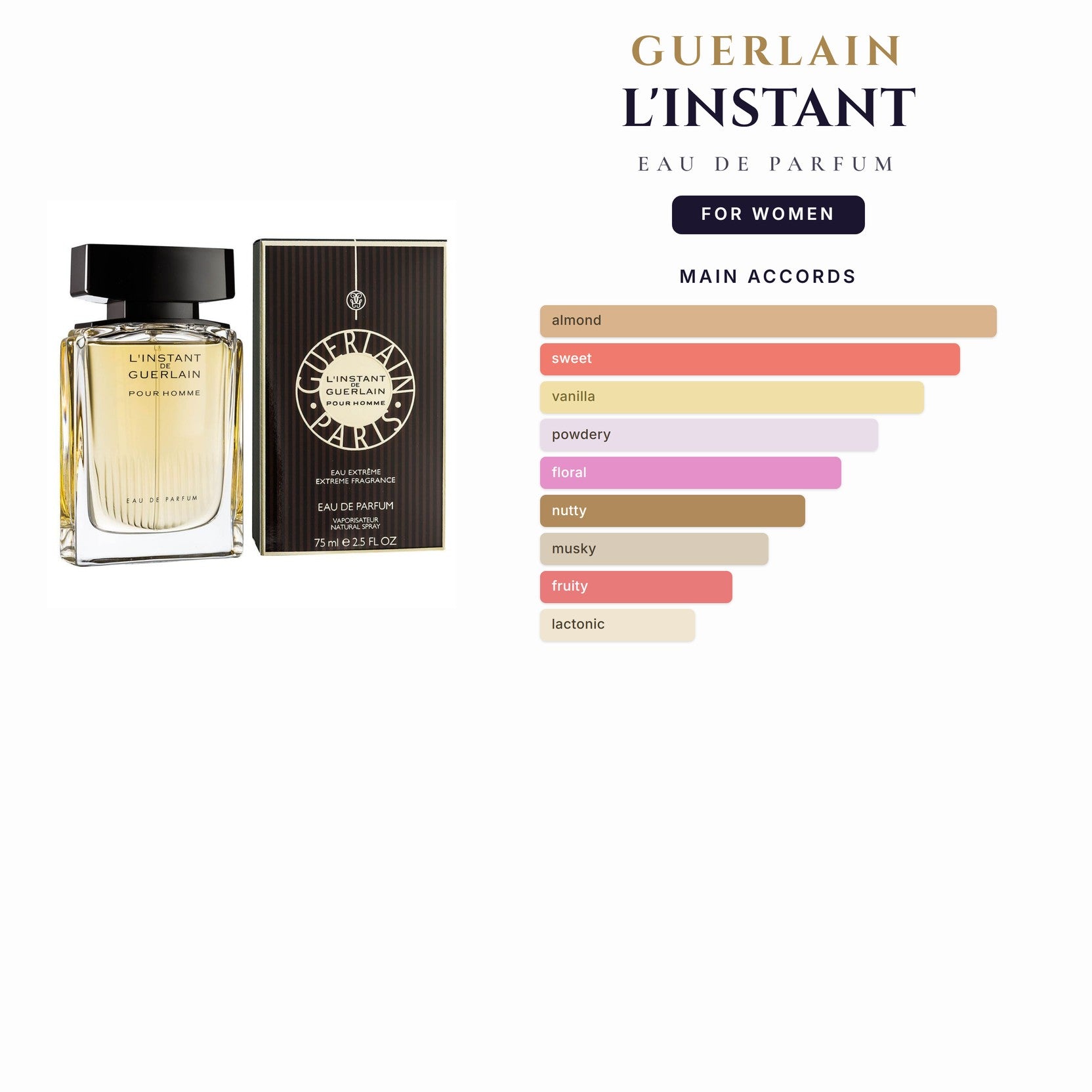 Guerlain L'Instant 2.5oz EDP Spray for Women