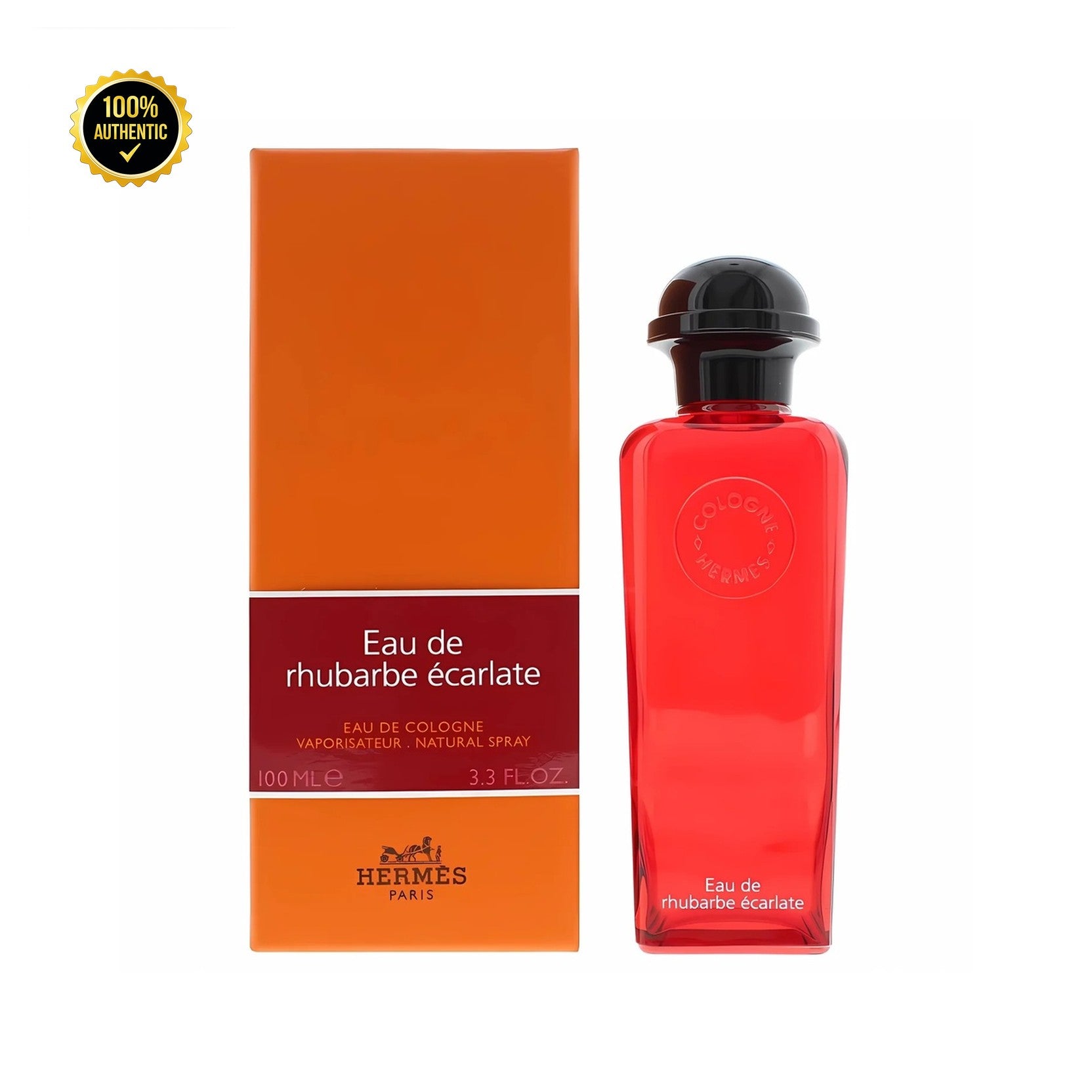 Hermes Rhubarb Escarlate 3.4oz EDC Spray for Women