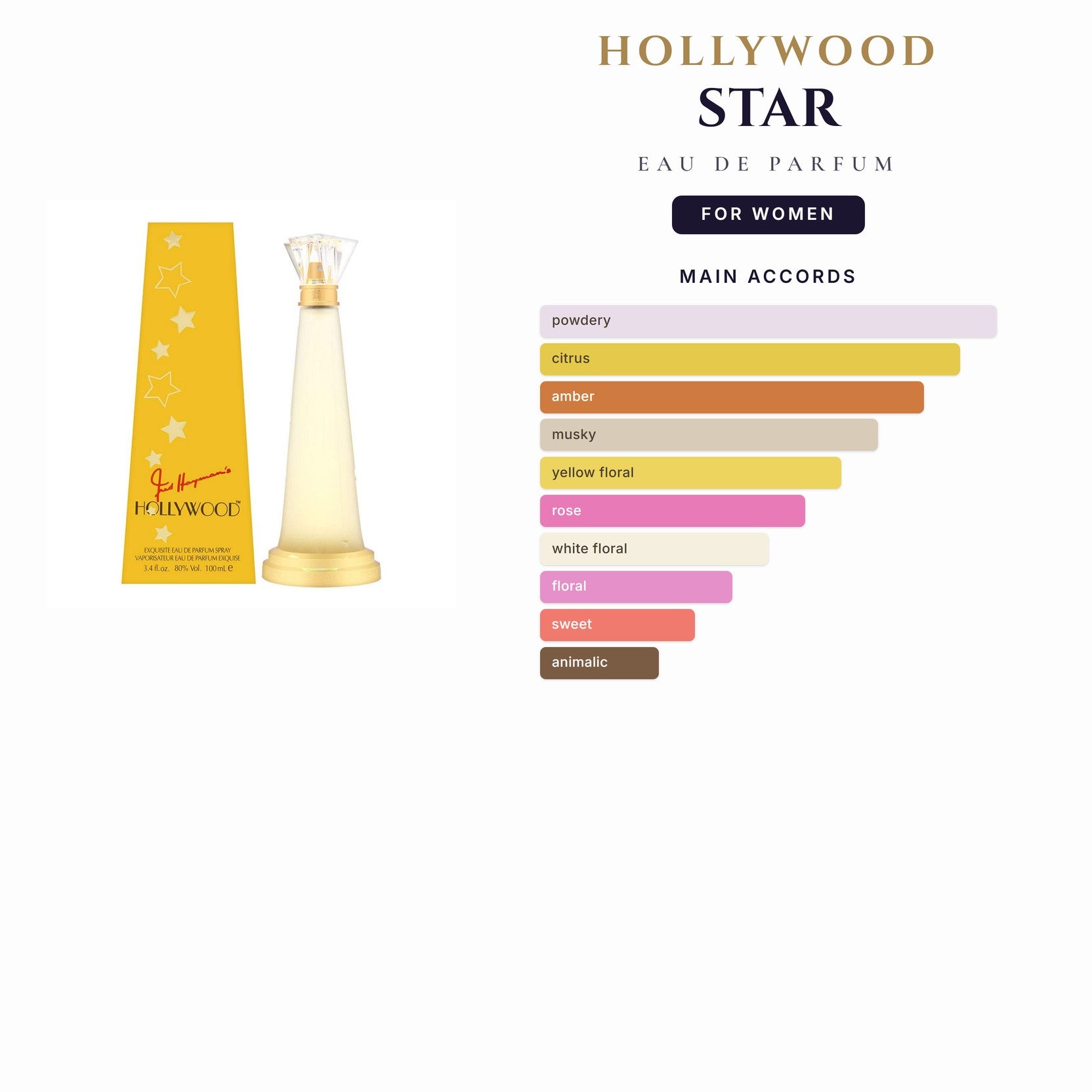 Hollywood Star 3.4oz EDP Spy for Women