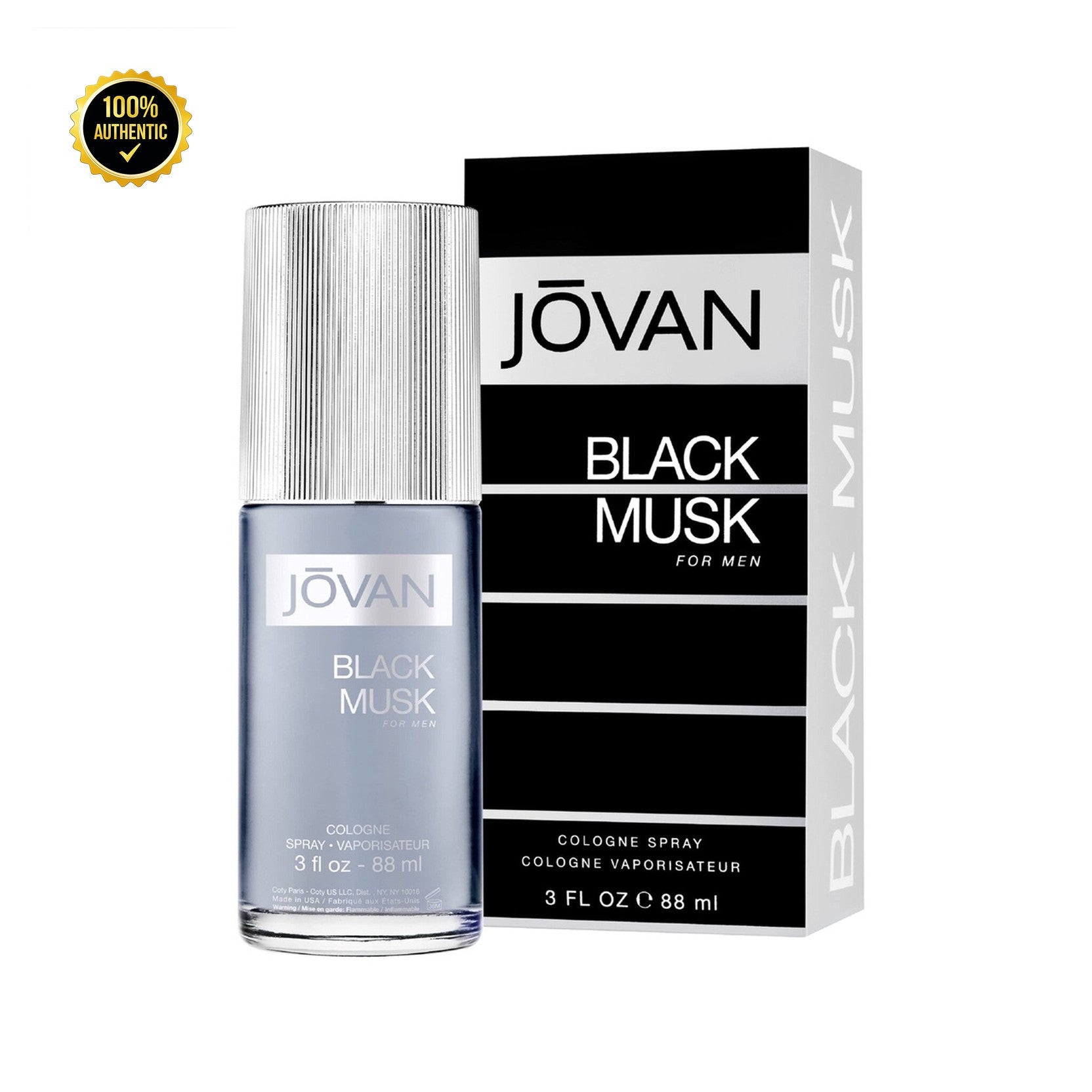 Jovan Black Musk 3.2oz EDC Spray for Women