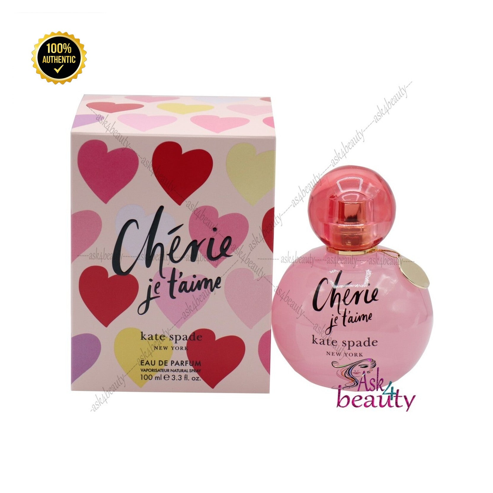Kate Spade Je T'Aime 3.4oz EDP Spy for Women