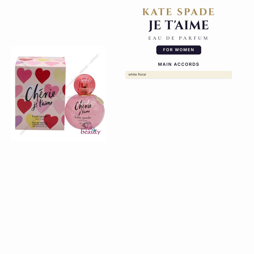 Kate Spade Je T'Aime 3.4oz EDP Spy for Women