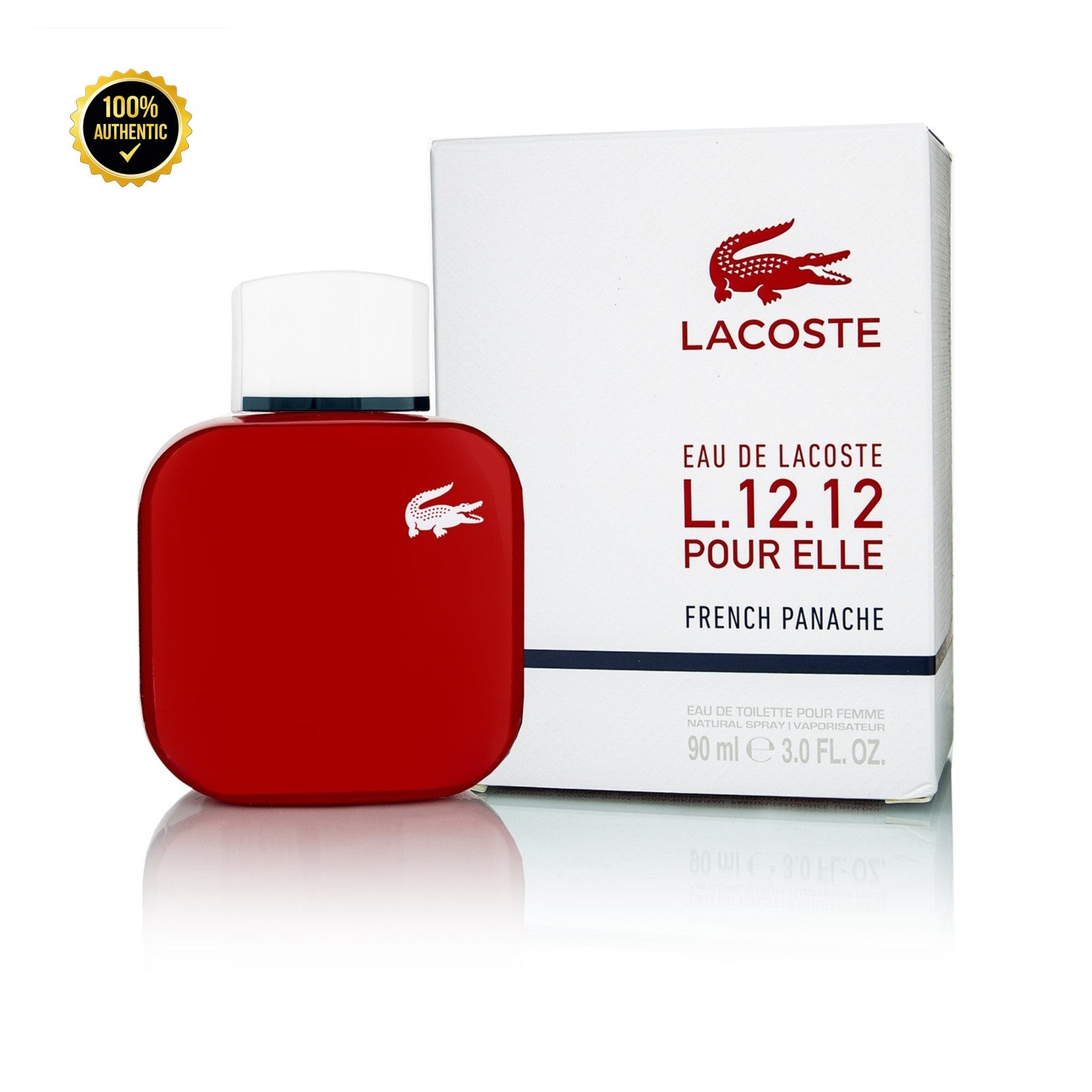 Lacoste French Panache 3oz EDT Spray for Women