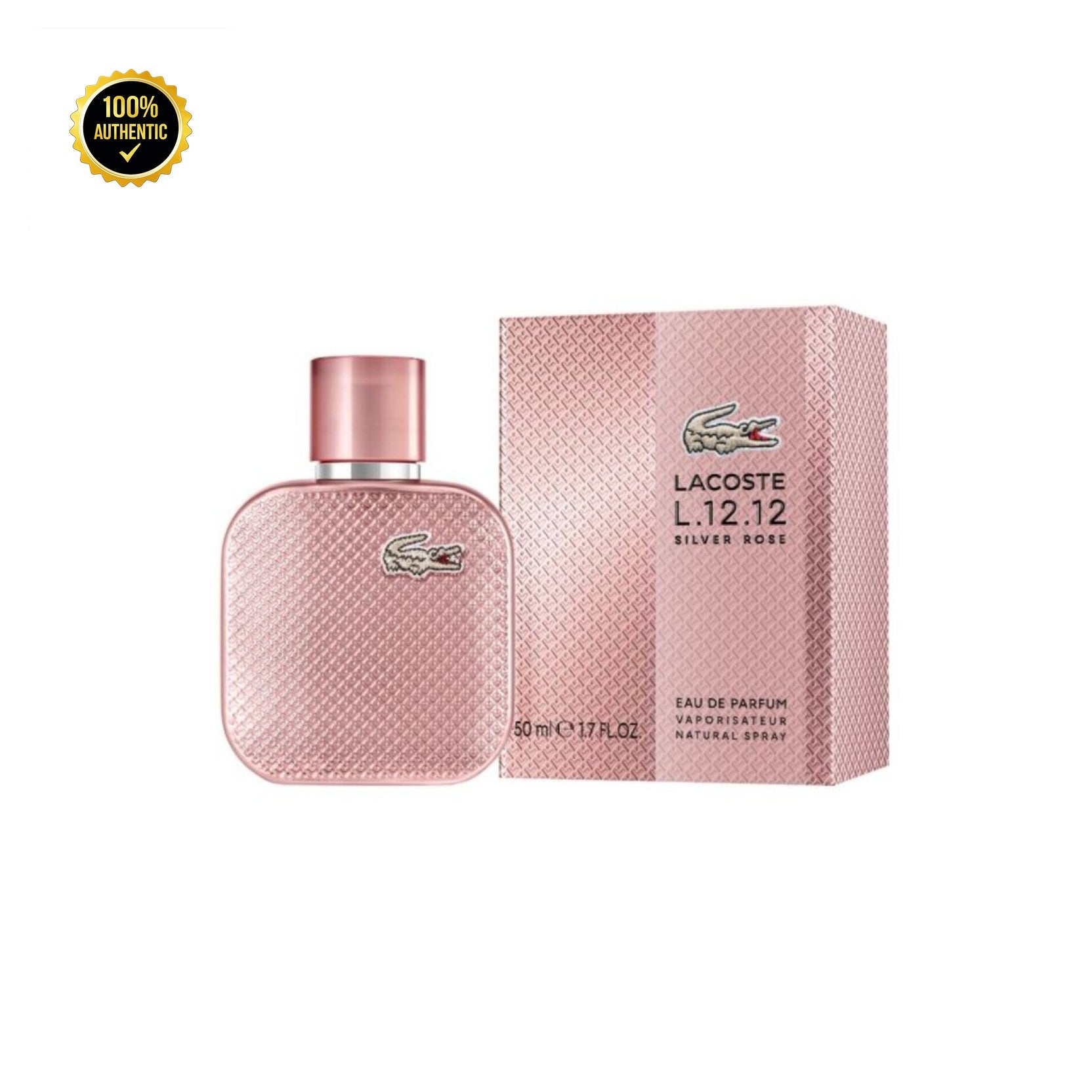 Lacoste Silver Rose 3.4oz EDP Spy "New" for Women