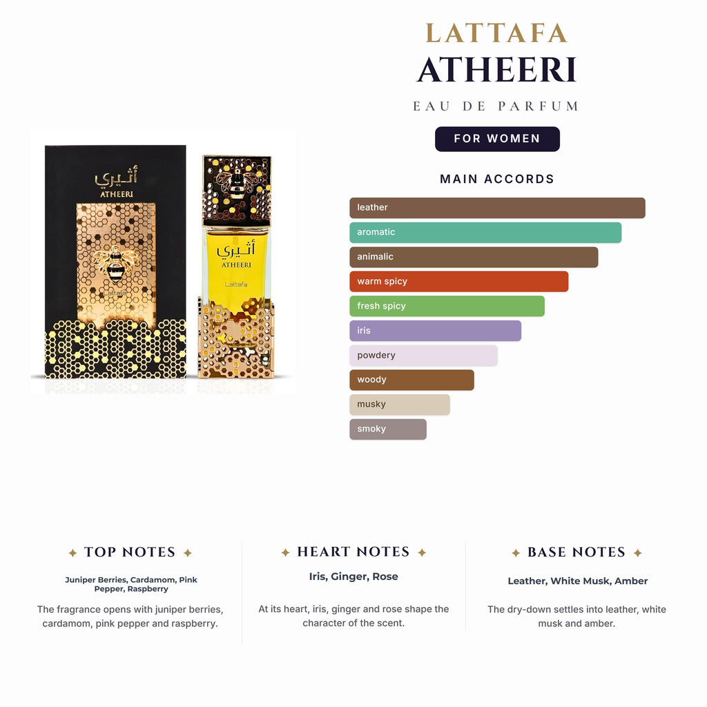 Lattafa Atheeri 3.4oz EDP Spy for Women
