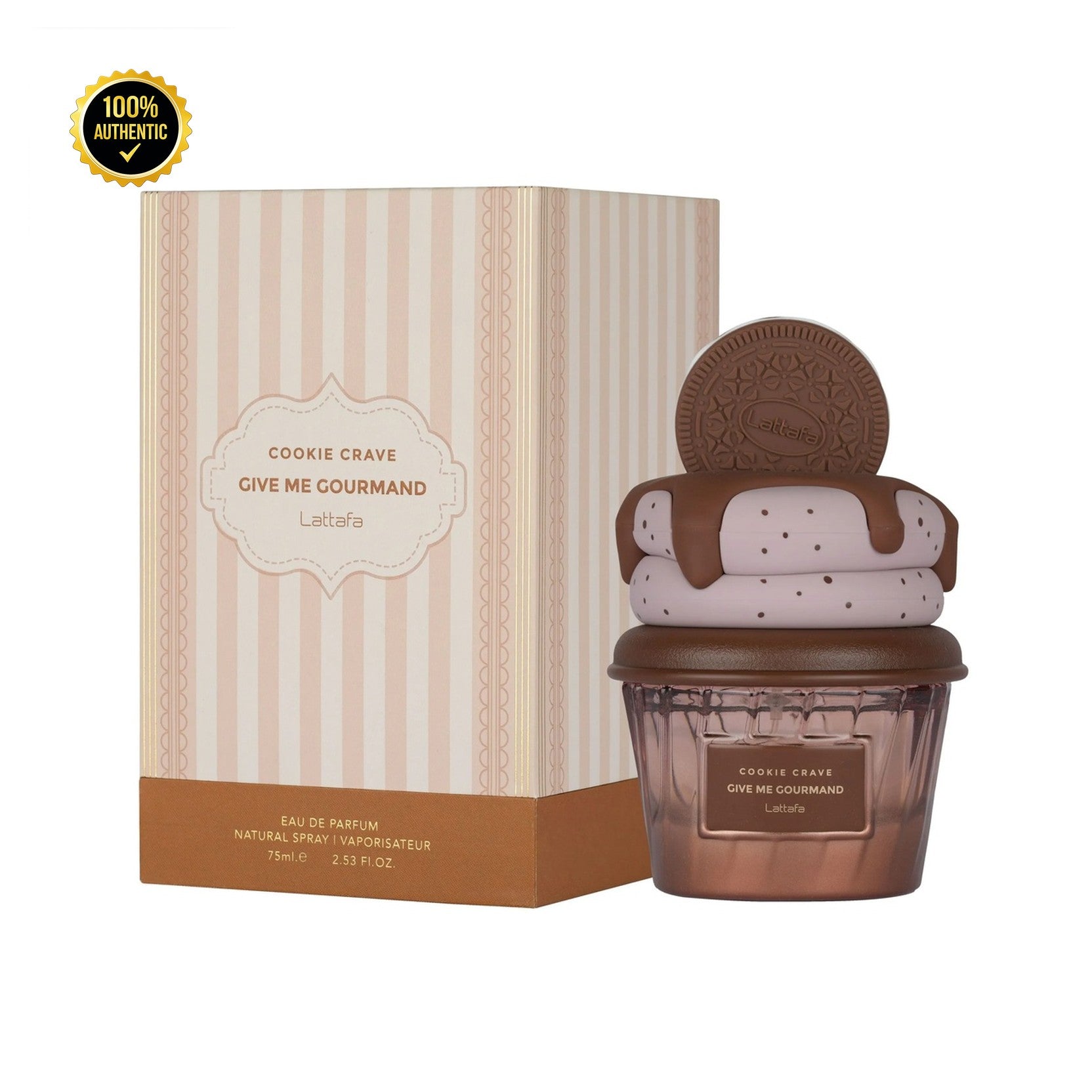 Lattafa Give Me Gourmand Cookie Crave 2.5oz EDP Spray for Women