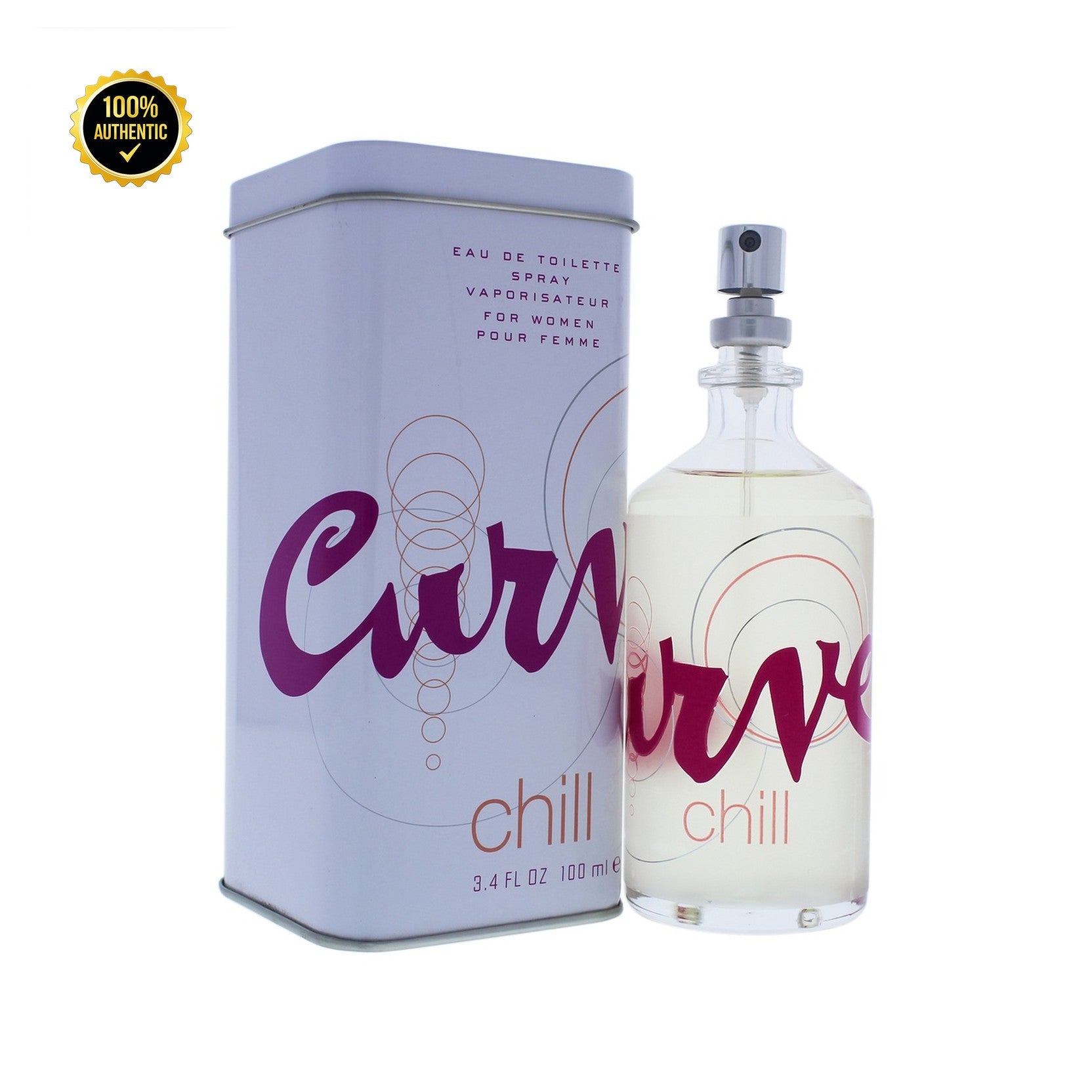 Liz Claiborne Curve Chill 3.4oz EDT Spray for Women