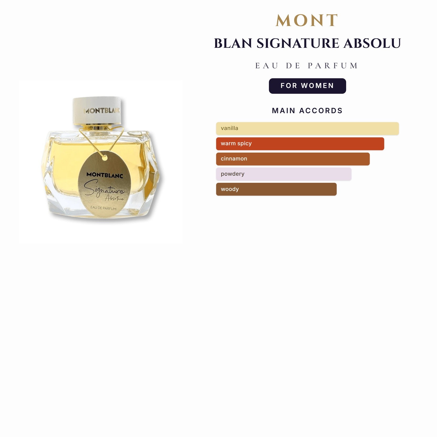Mont Blan Signature Absolu 3.0oz EDP Spray for Women