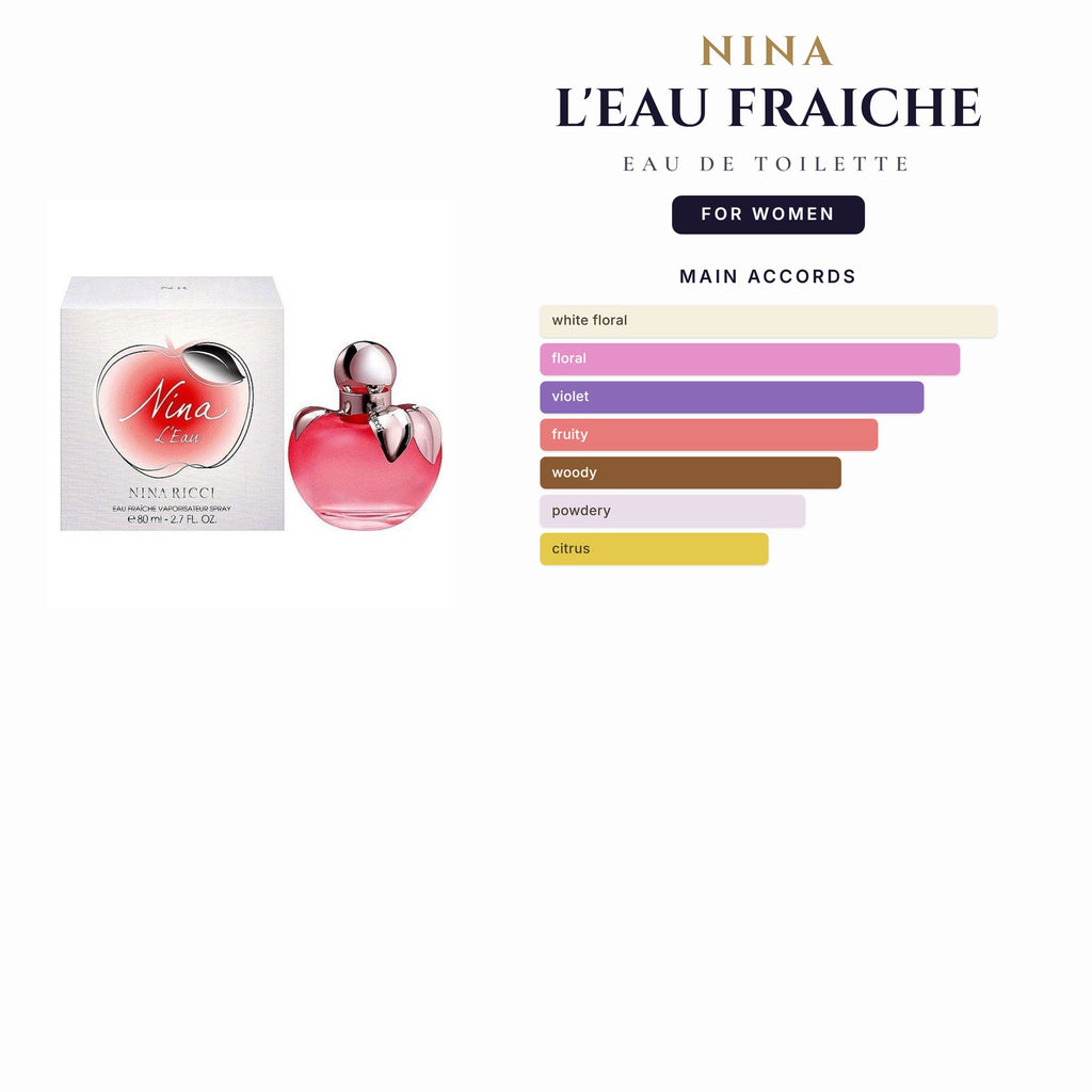Nina L'Eau Fraiche 2.7oz EDT Spy for Women