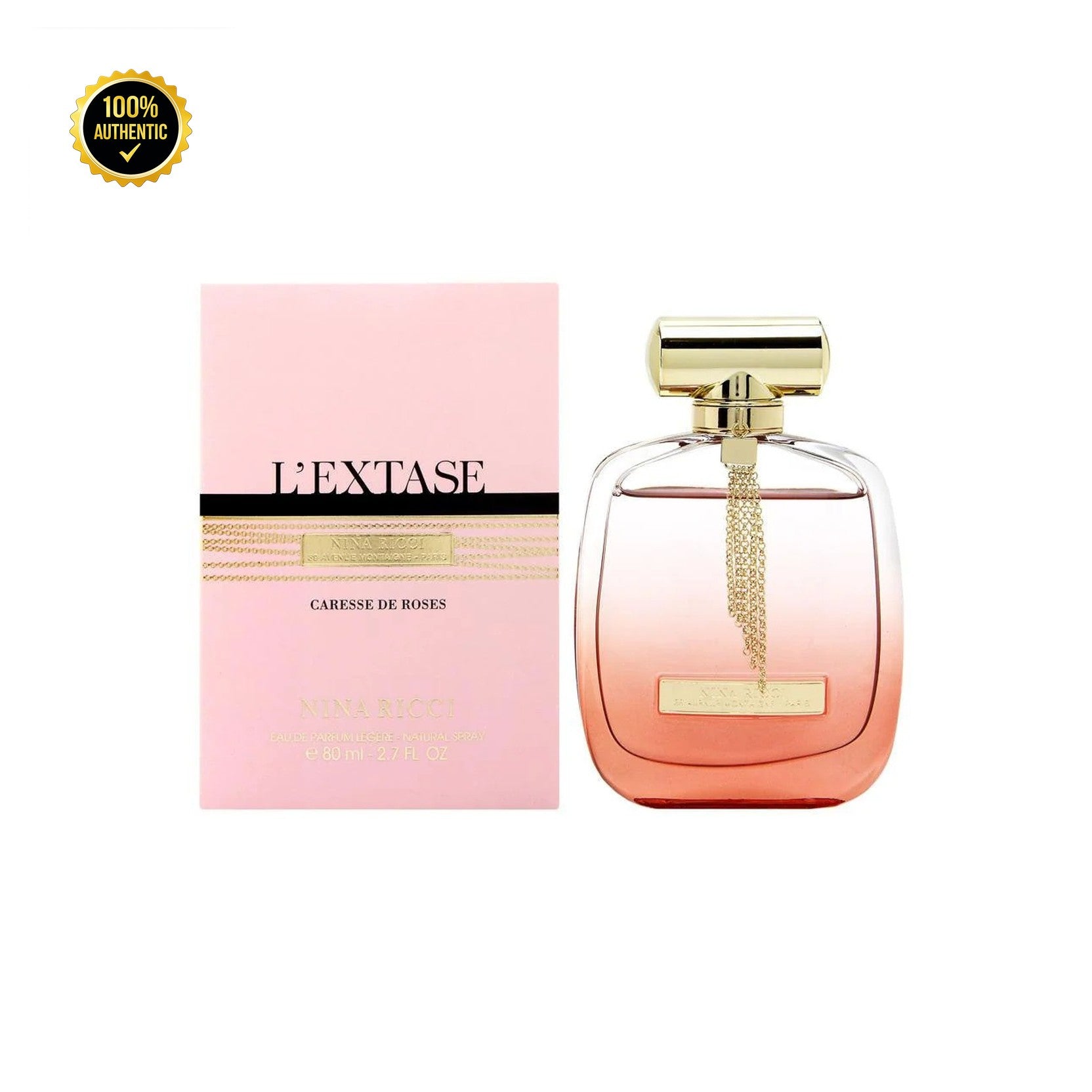 Nina Legre L'Extase Caresse De Roses 2.7oz EDP Spray for Women