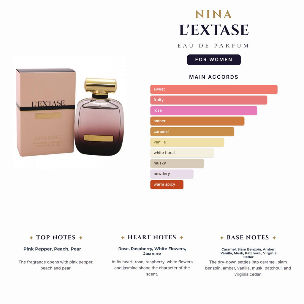 Nina L'Extase 1.7oz EDP Spray for Women