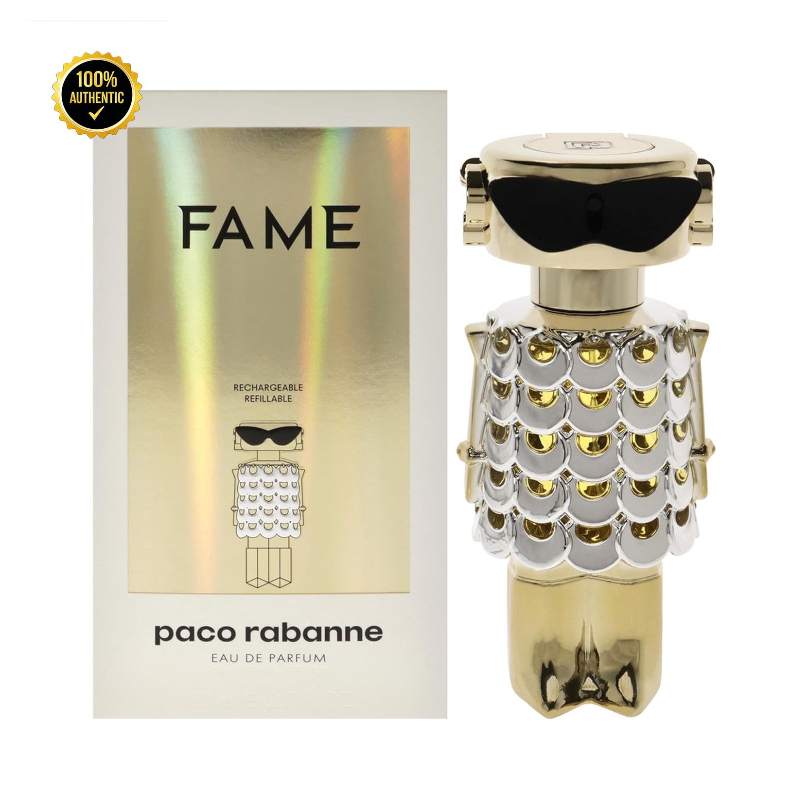Paco Rabanne Fame 2.7oz Parfum (Refillable) for Women