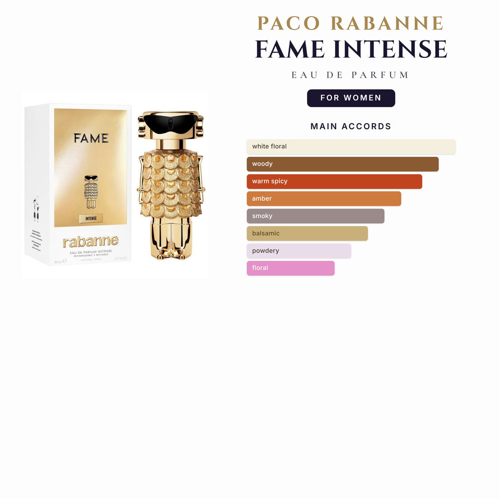 Paco Rabanne Fame Intense 2.8oz EDP Spray for Women