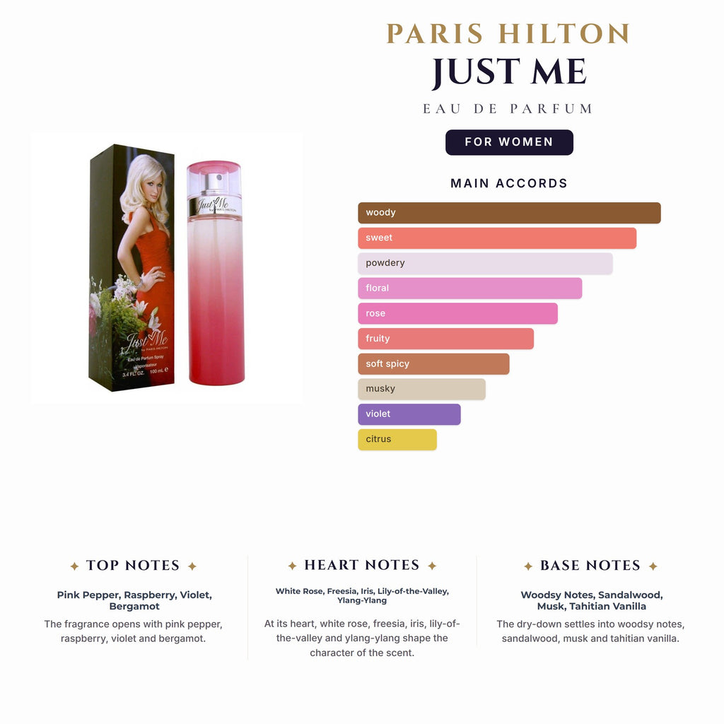 Paris Hilton Just Me 3.4oz EDP Spray for Women