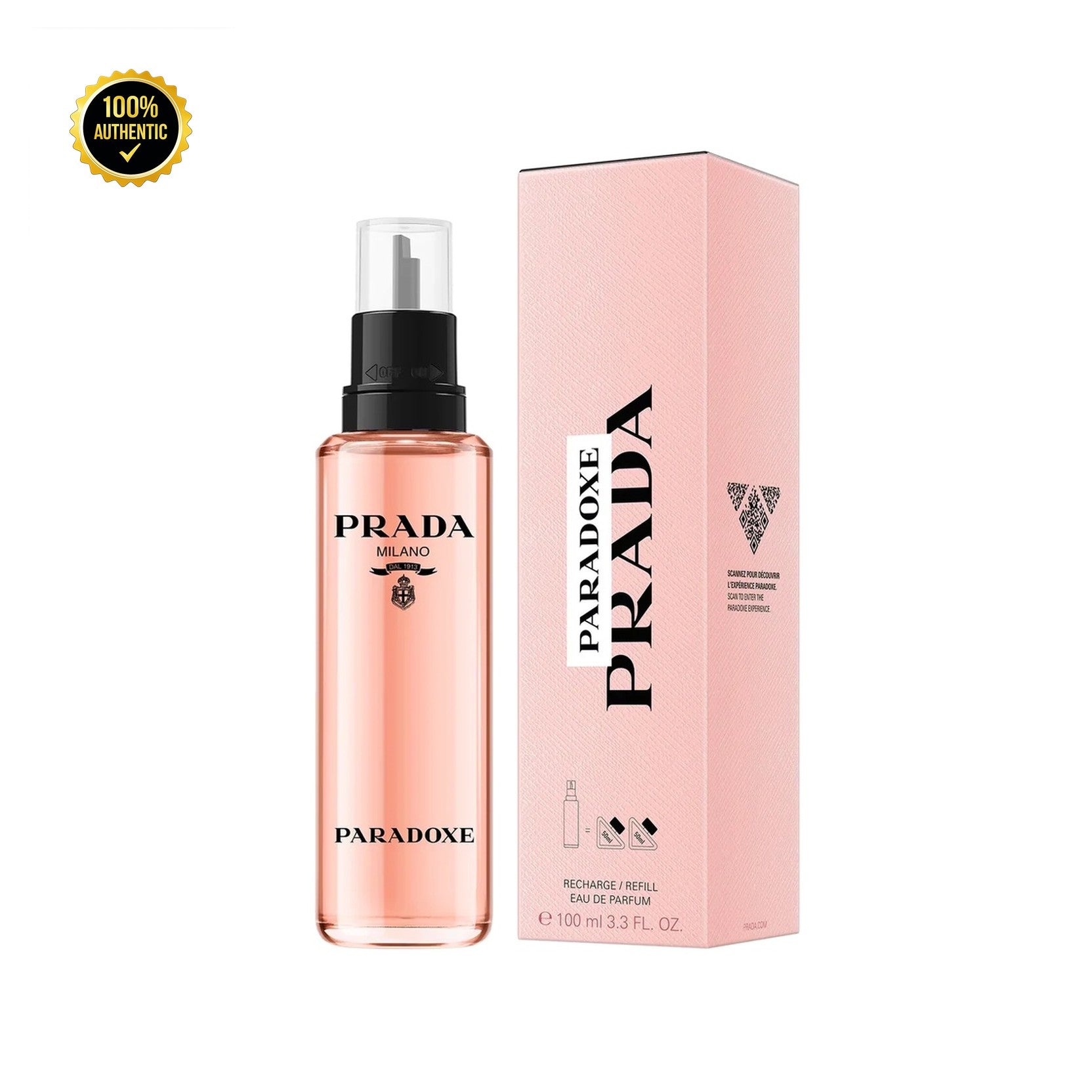 Prada Paradoxe 3.0oz EDP Spray (Refillable Screw Top) for Women