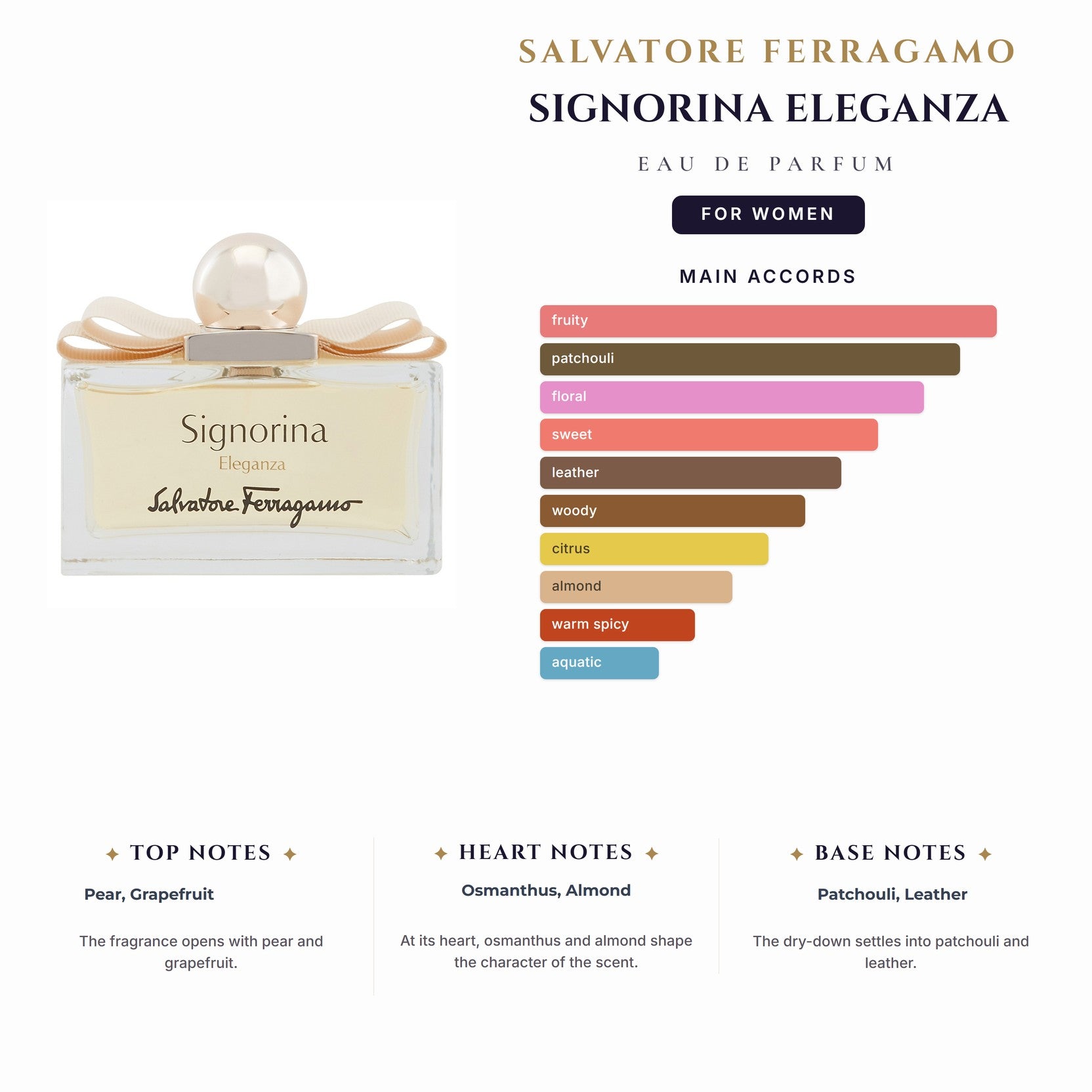 S. Ferragamo Signorina Eleganza 3.4oz EDP Spray for Women