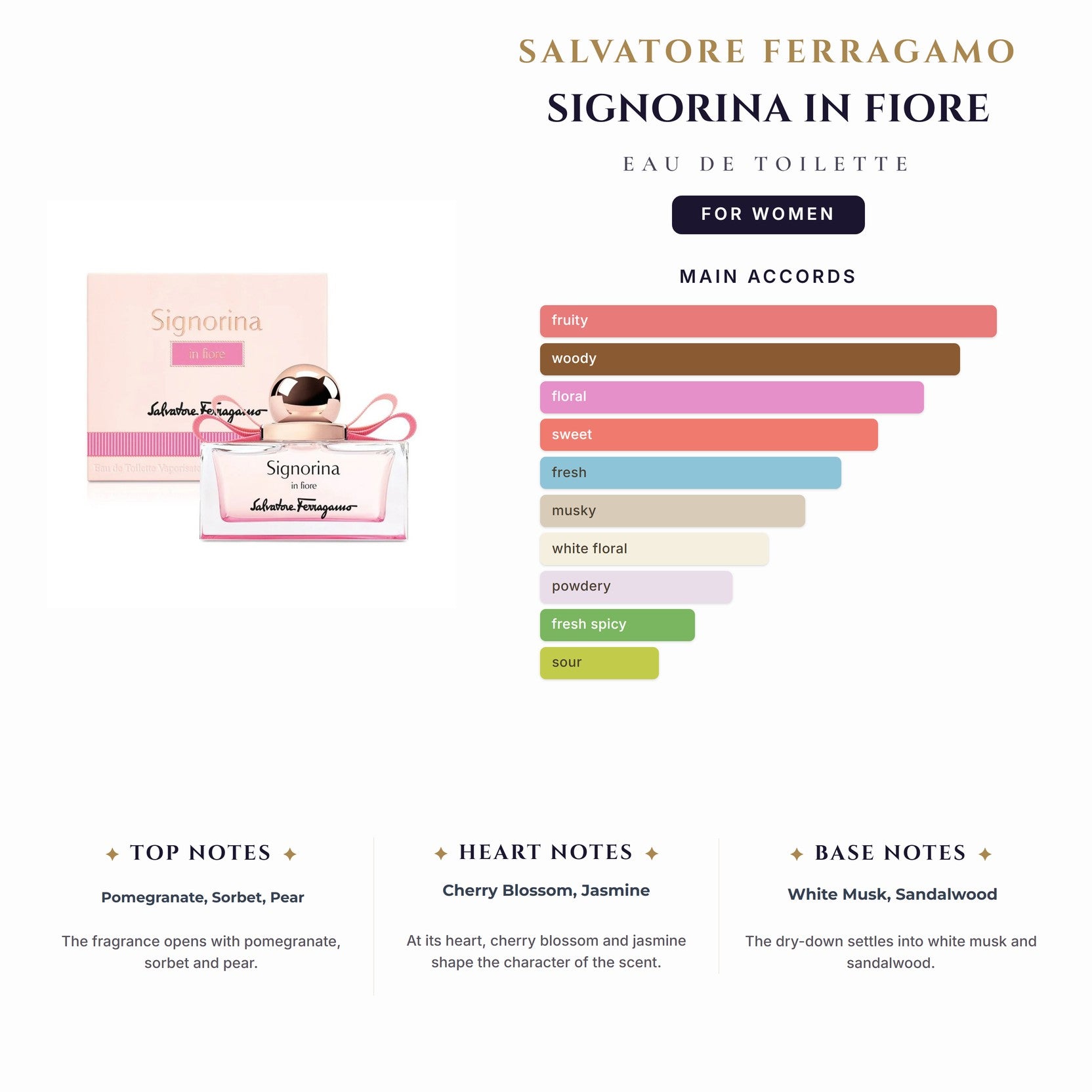 S. Ferragamo Signorina In Fiore 3.4oz EDT Spray for Women
