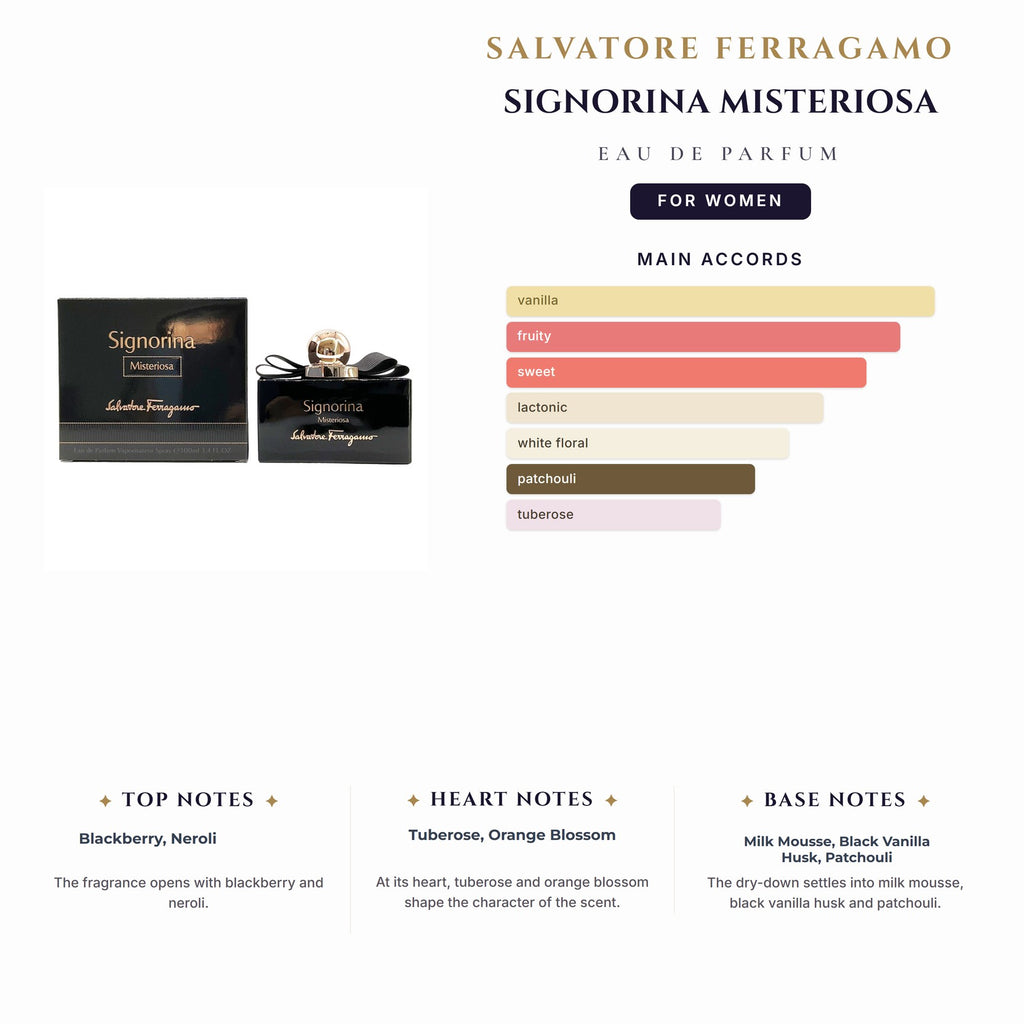 S. Ferragamo Signorina Misteriosa 3.4oz EDP Spray for Women