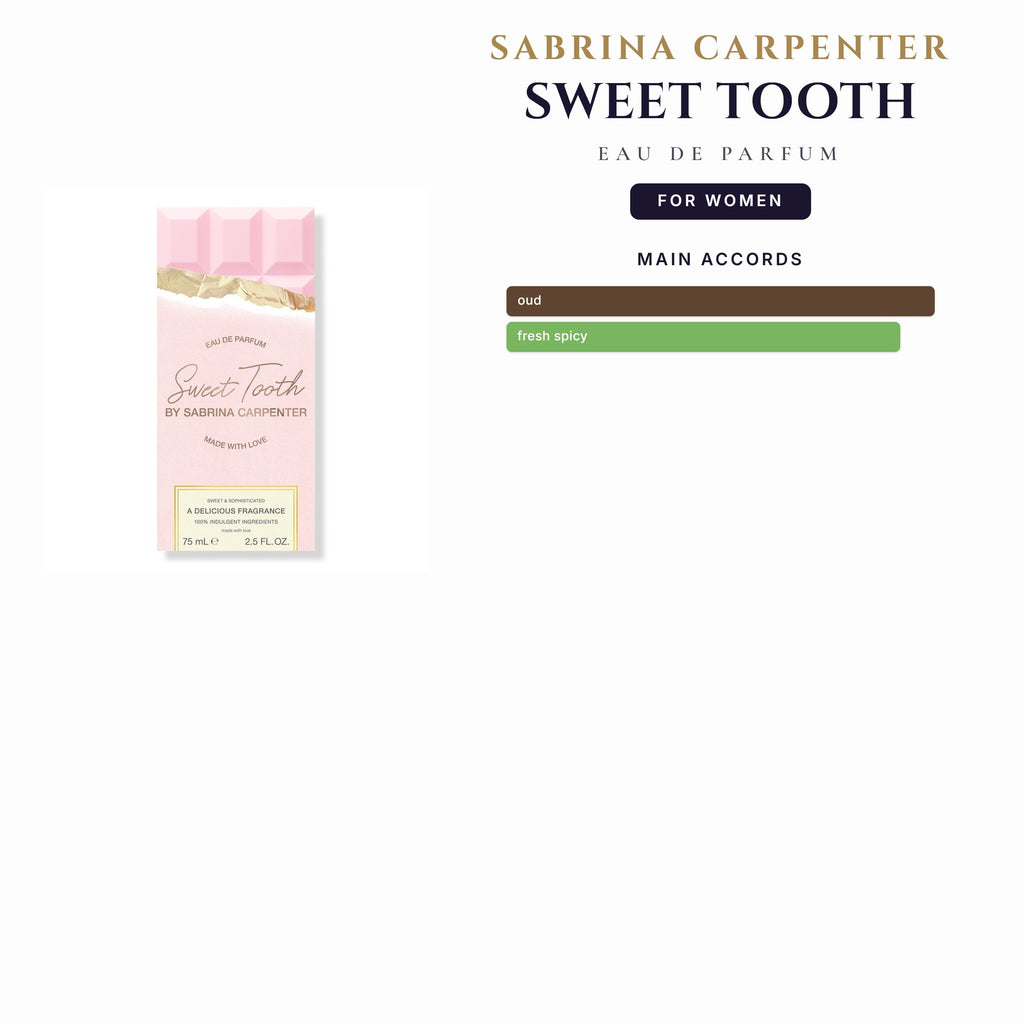 Sabrina Carpenter Sweet Tooth 2.5oz EDP Spray for Women