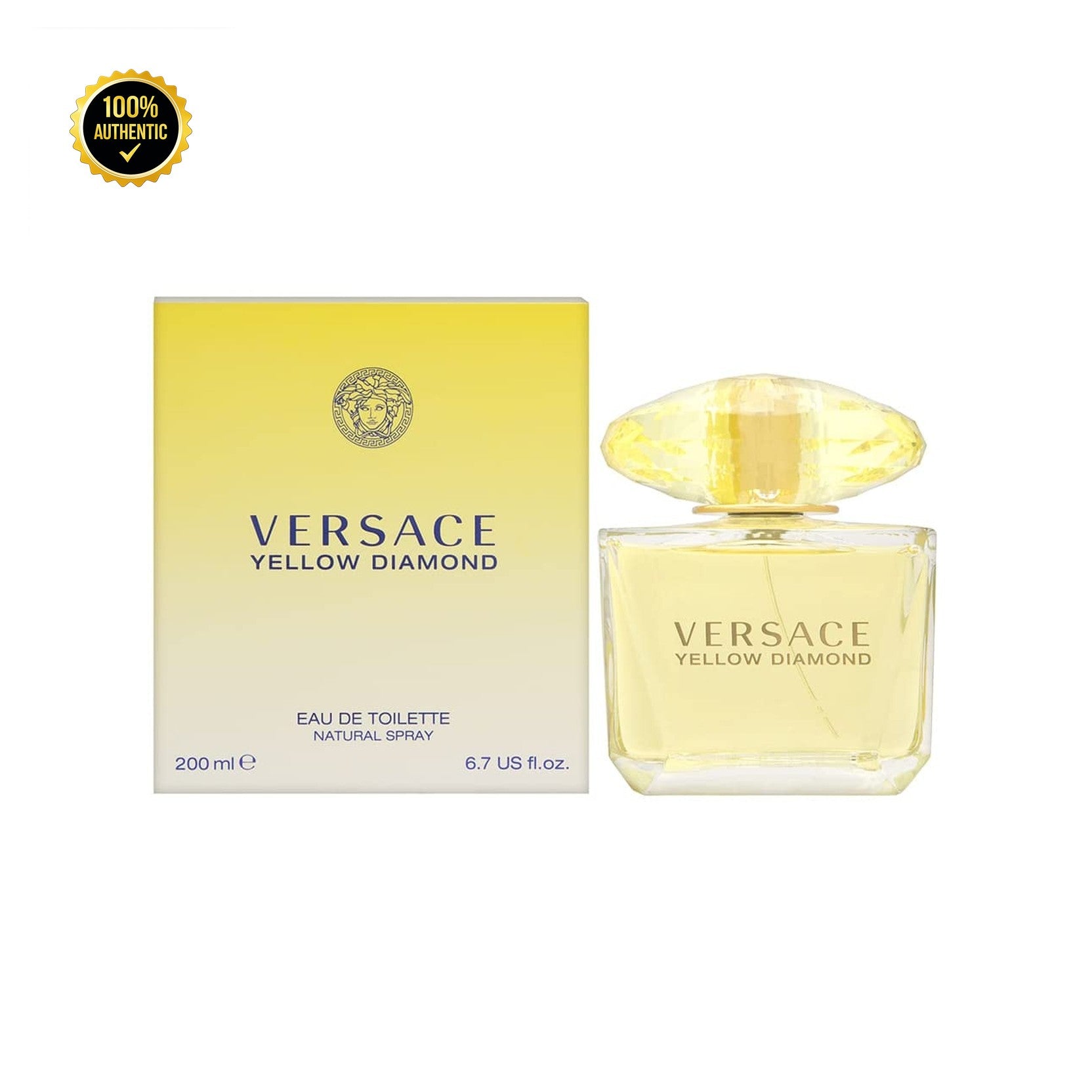 Versace Yellow Diamond 6.7oz EDT Spray for Women