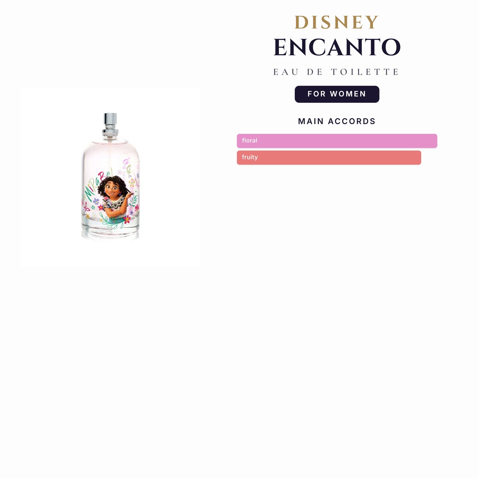 Kids- Disney Encanto 3.4oz EDT Spray for Women