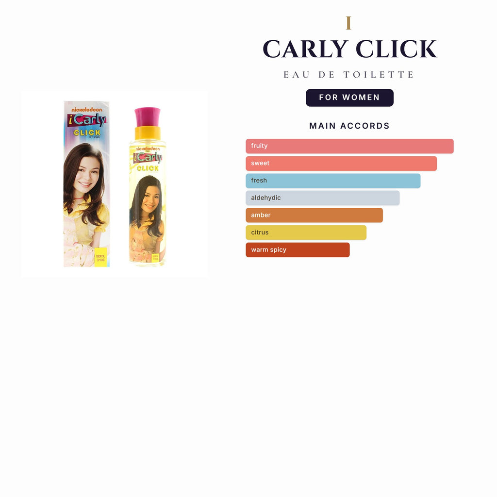 Kids- I Carly Click 3.4oz EDT Spy for Women