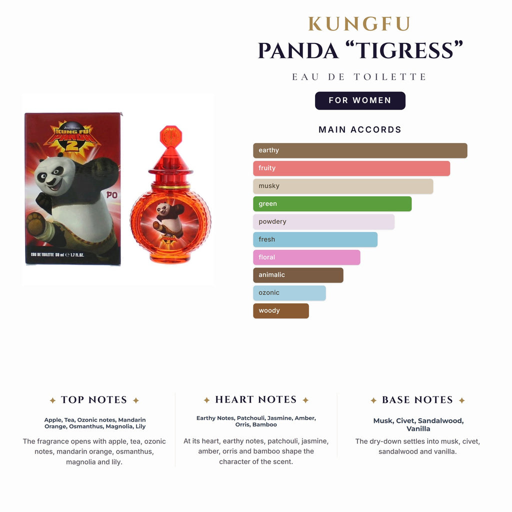 Kids- Kungfu Panda “Tigress” 3.4oz EDT Spy for Women