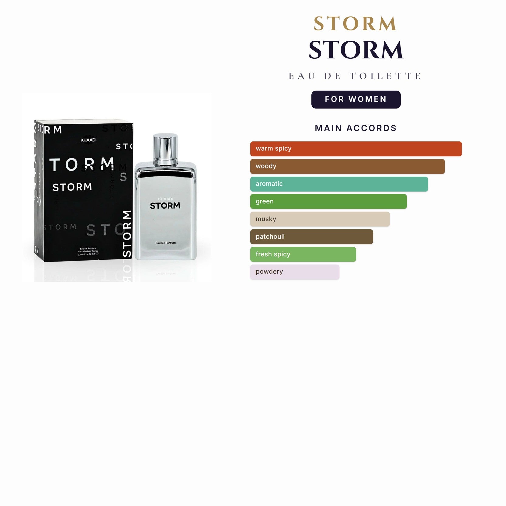 Kids- Storm 3.3oz EDT Spy for Women