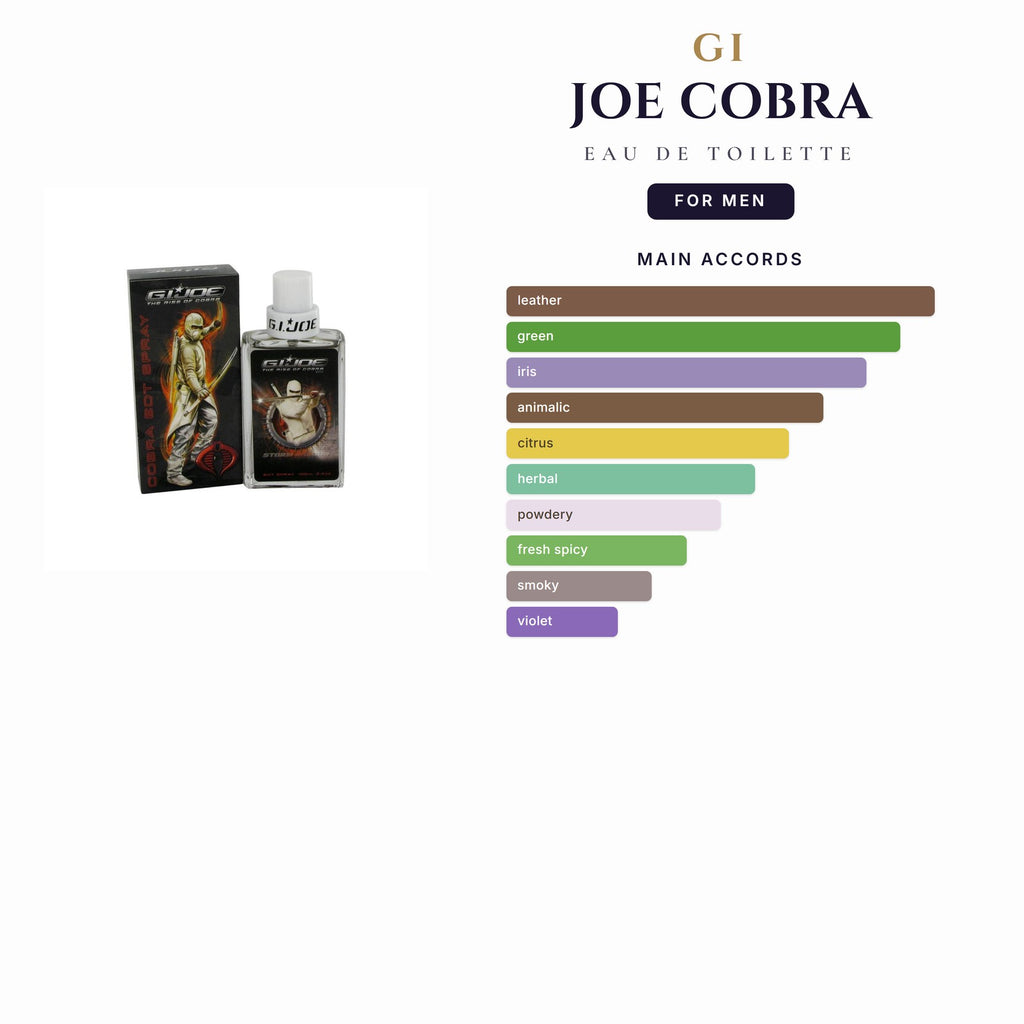 Kids- Gi Joe Cobra 3.3oz EDT Spy for Men