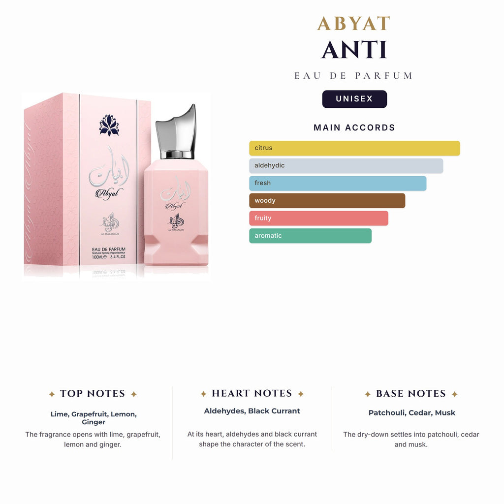 U Abyat Anti 3.4oz EDP Spray